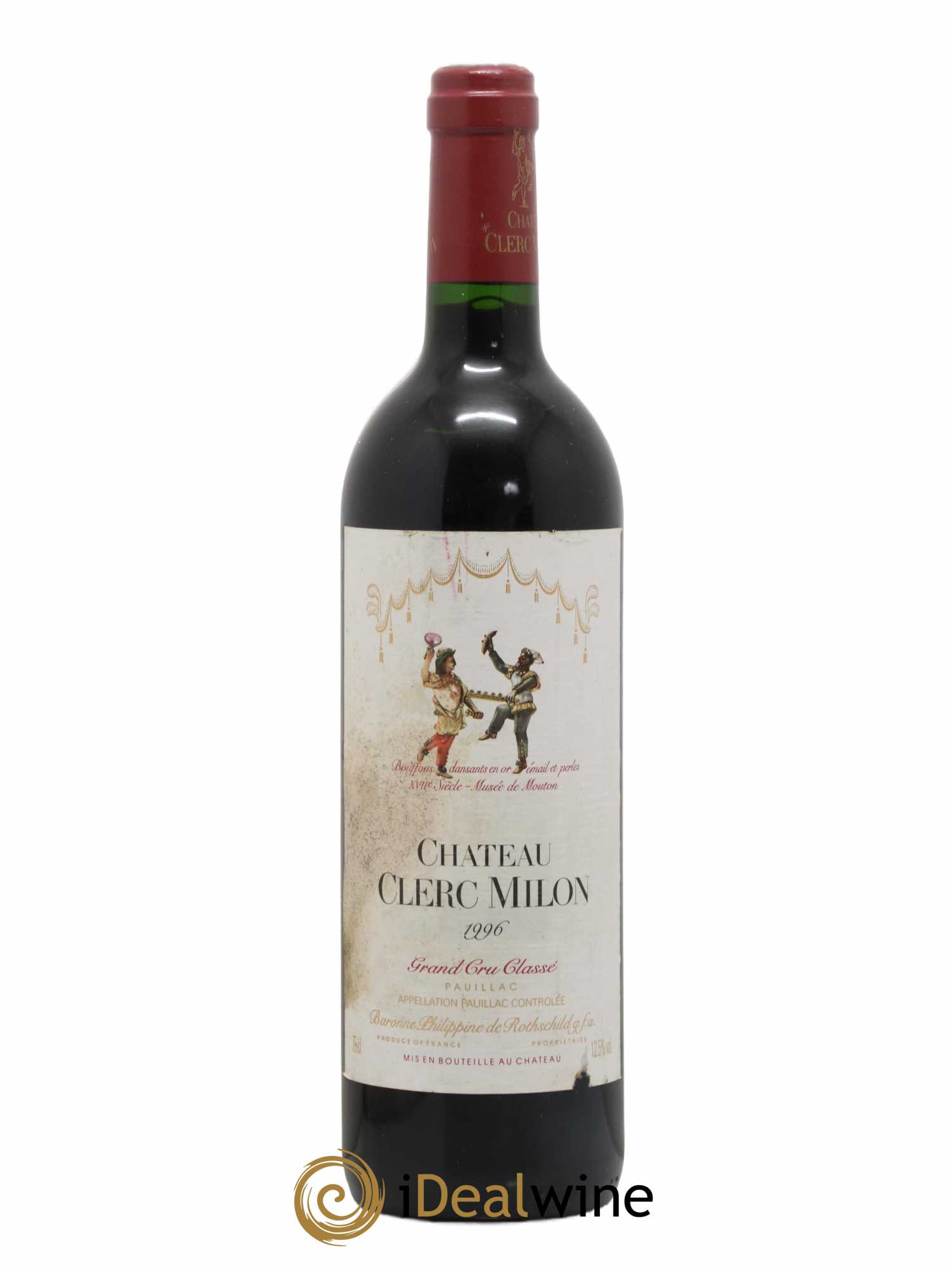 Château Clerc Milon 5ème Grand Cru Classé 1996 - Lot de 1 bouteille - 0