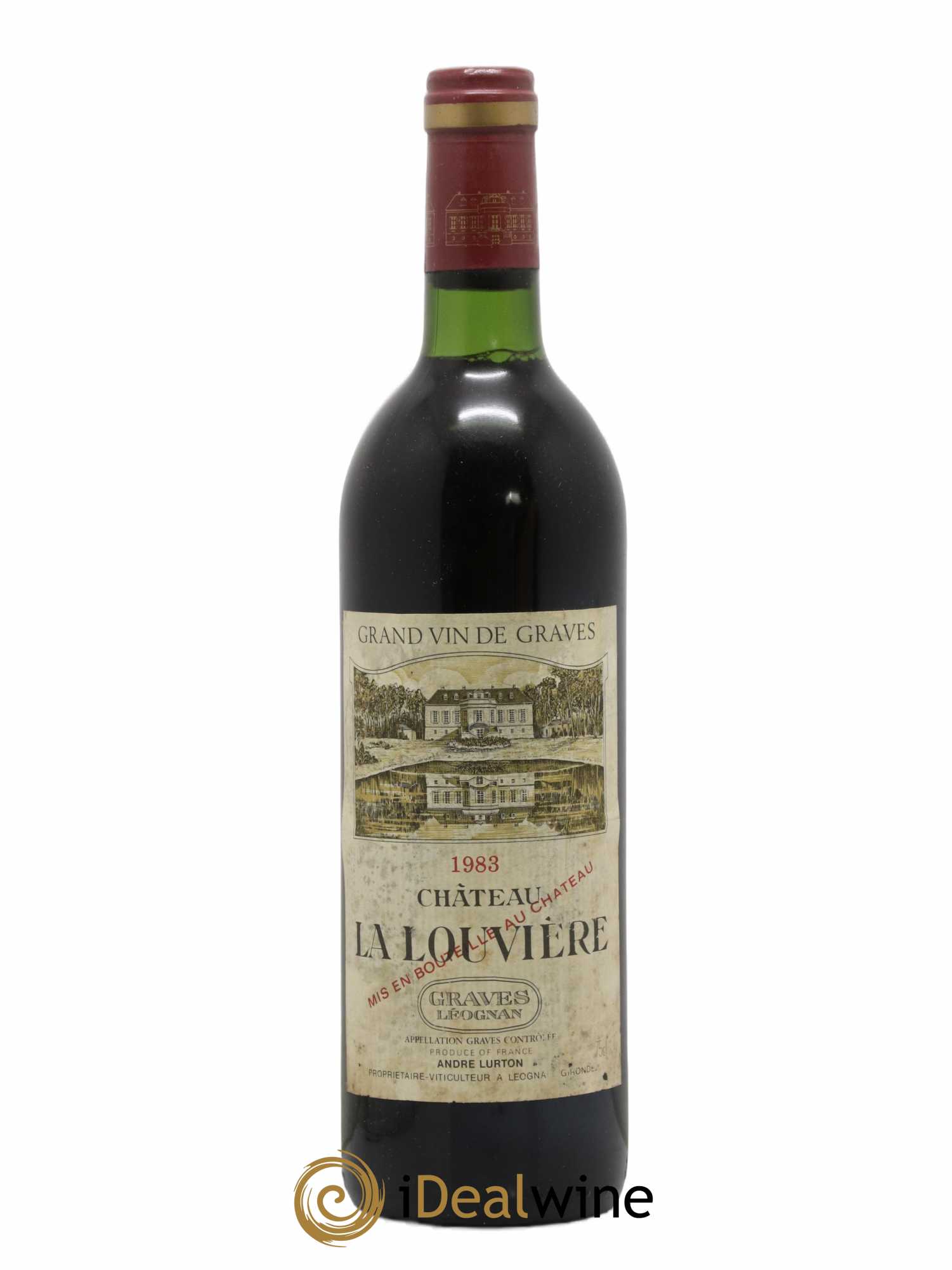 Château la Louvière 1983 - Lot de 1 bouteille - 0
