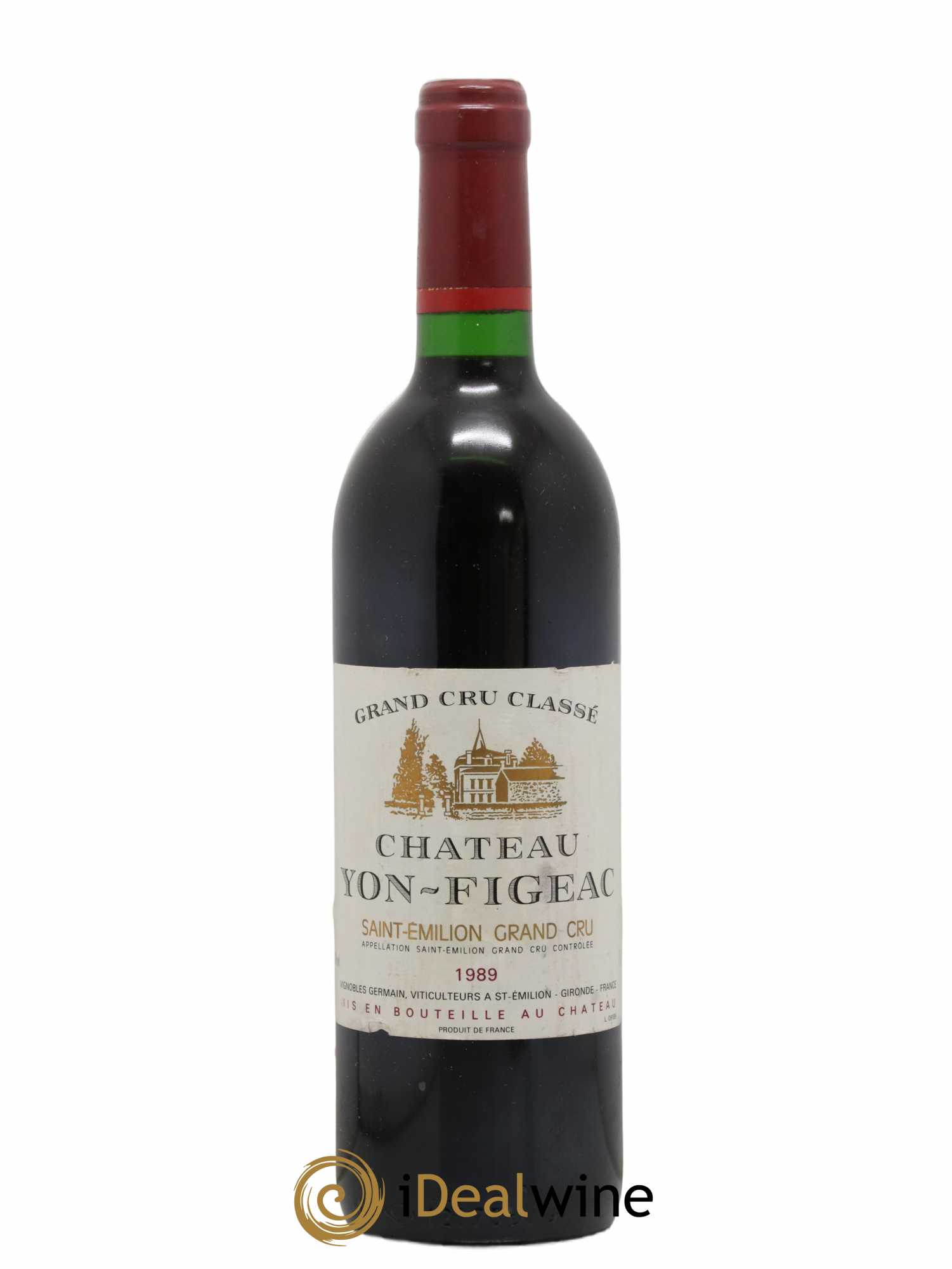 Château Yon Figeac Grand Cru Classé 1989 - Lot de 1 bouteille - 0