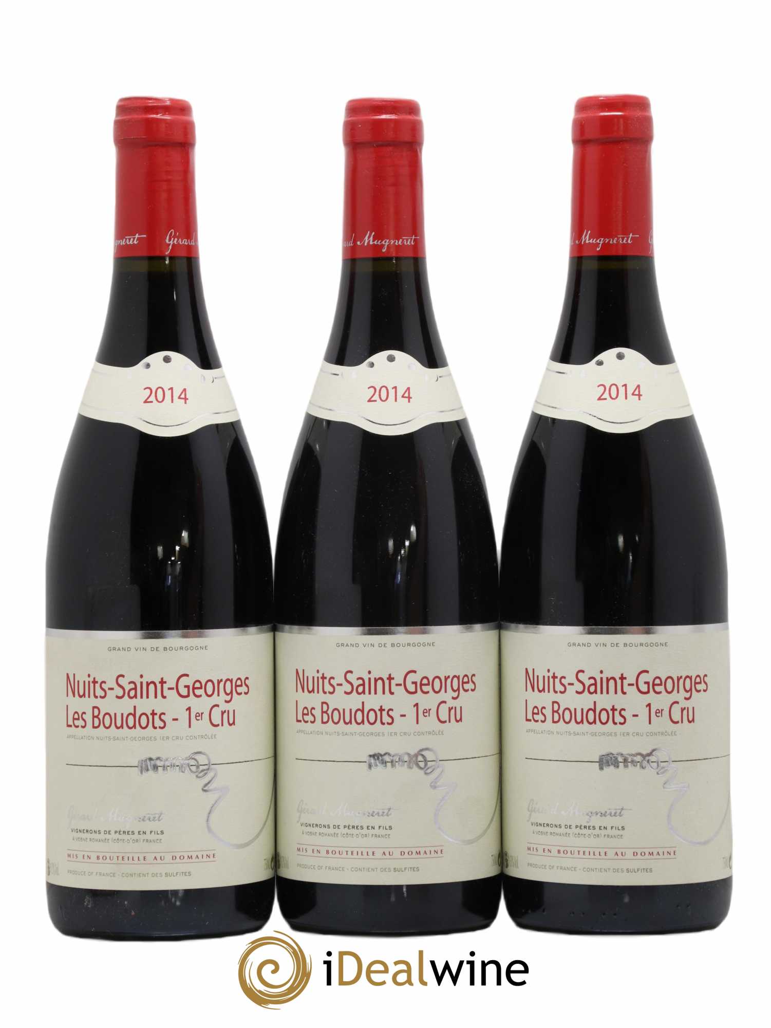 Nuits-Saint-Georges 1er Cru Les Boudots Gérard Mugneret 2014 - Lot de 3 bouteilles - 0