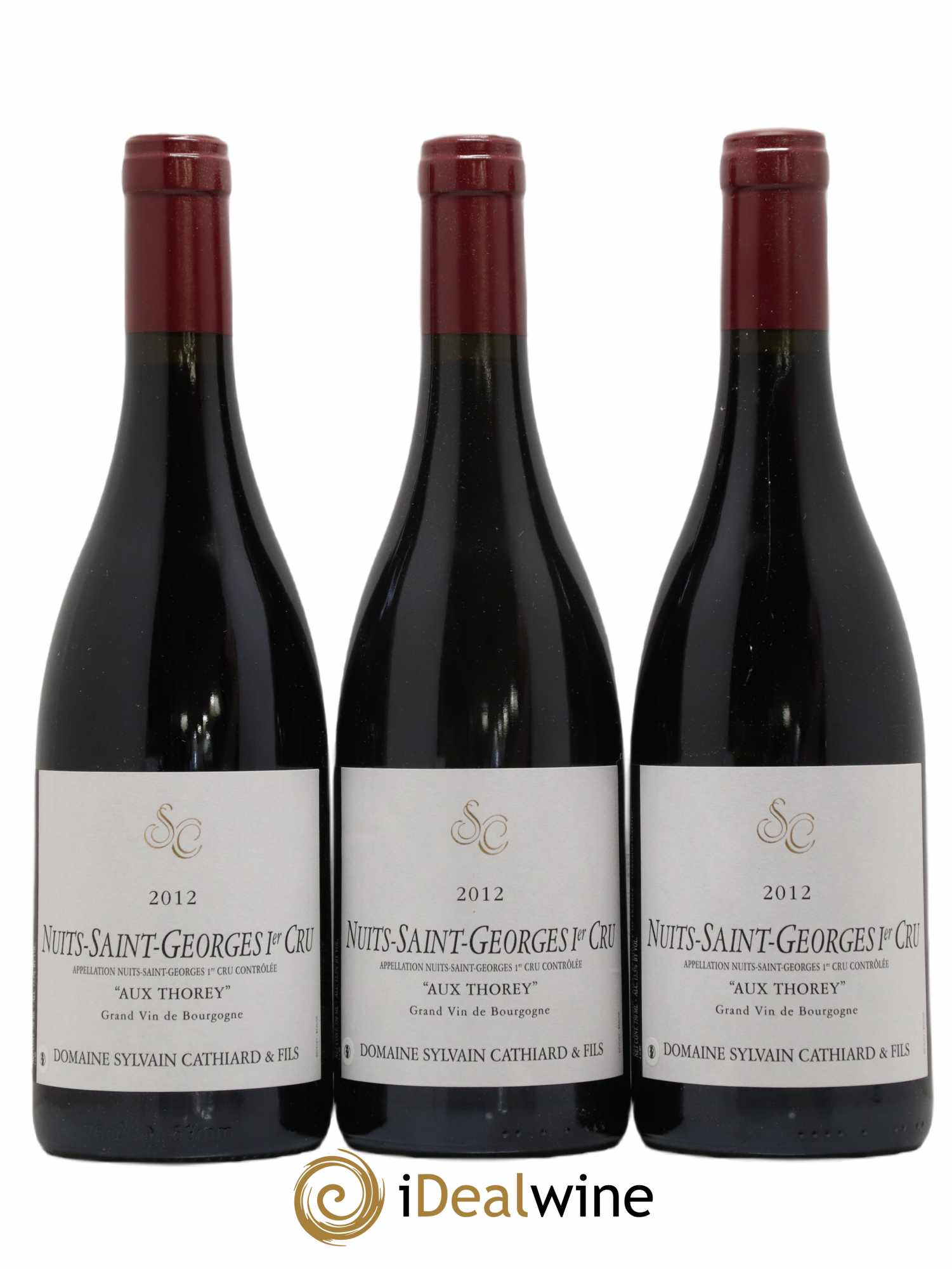 Nuits-Saint-Georges 1er Cru Aux Thorey Sylvain Cathiard & Fils 2012 - Lot de 3 bouteilles - 0
