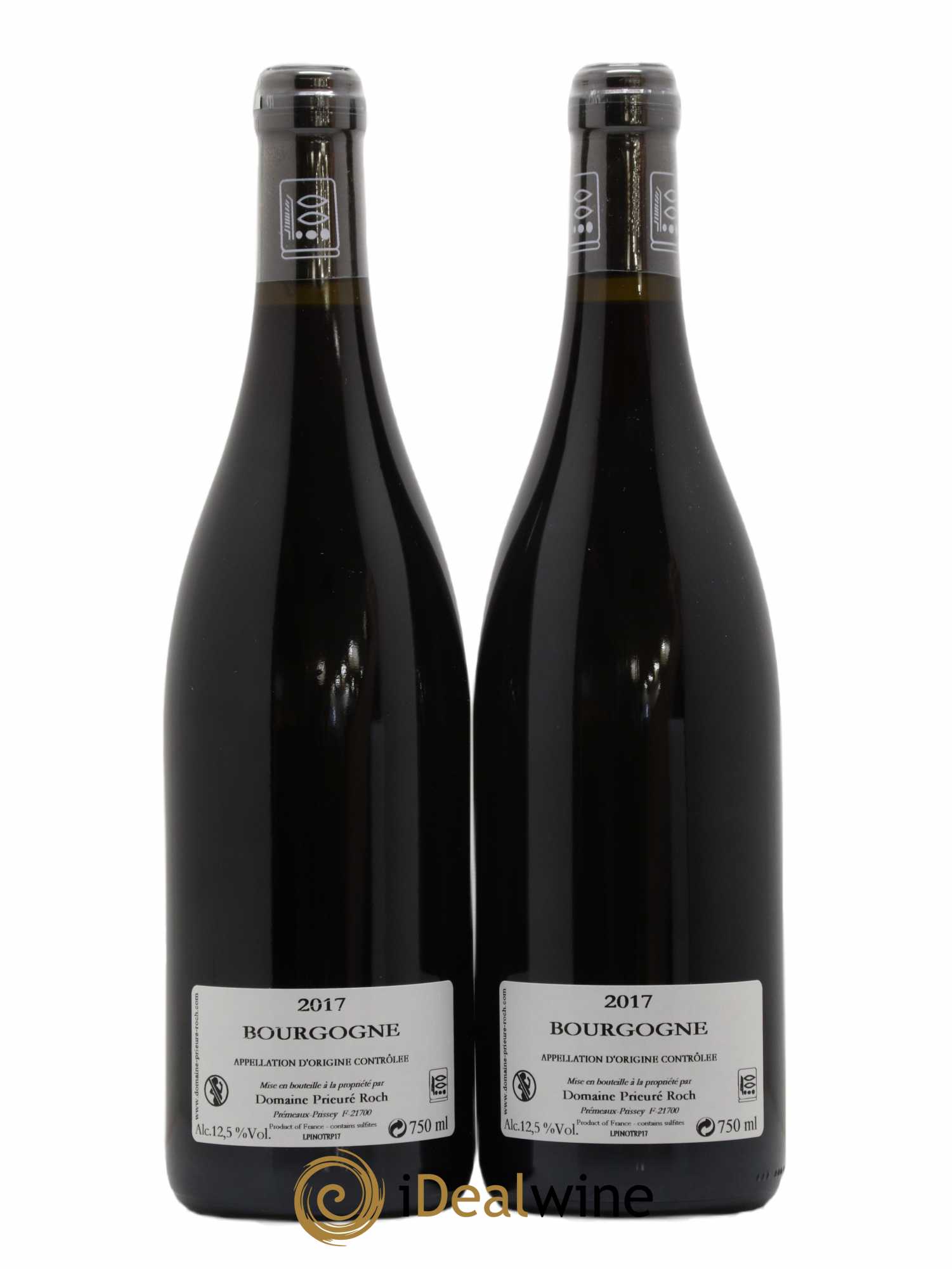 Bourgogne Pinoterie Prieuré Roch 2017 - Lot de 2 bouteilles - 1