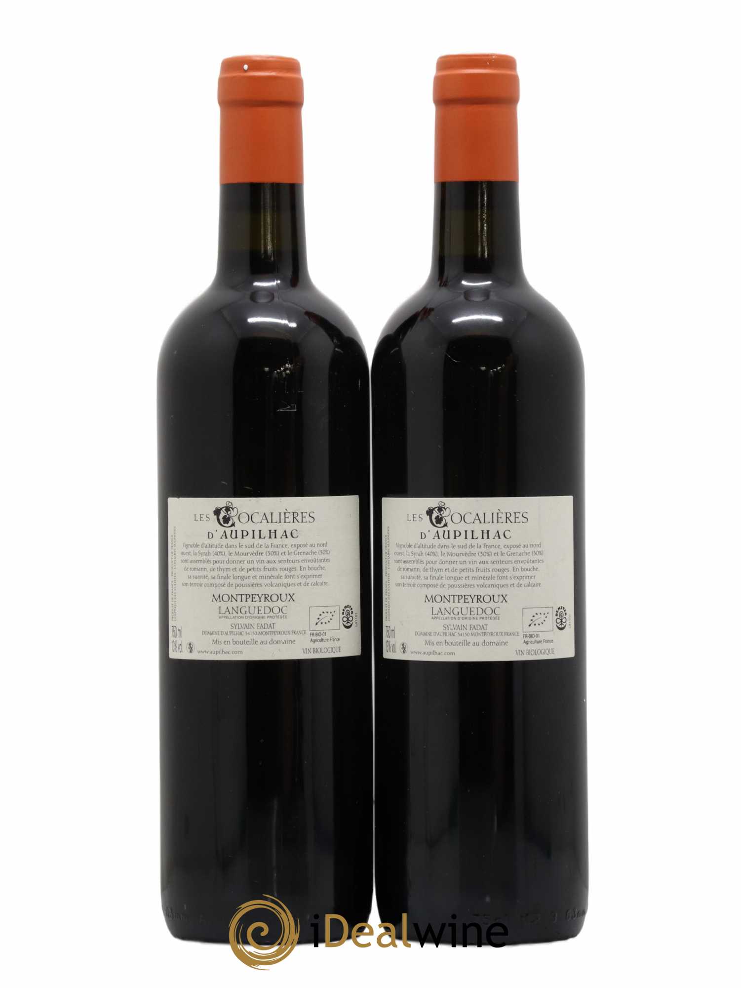 Coteaux du Languedoc Aupilhac (Domaine d') Les Cocalières 2015 - Lot de 2 bouteilles - 1