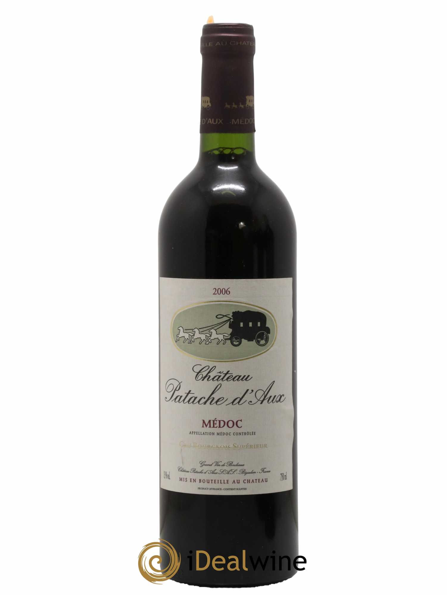 Château Patache d'Aux Cru Bourgeois 2006 - Lot de 1 bouteille - 0