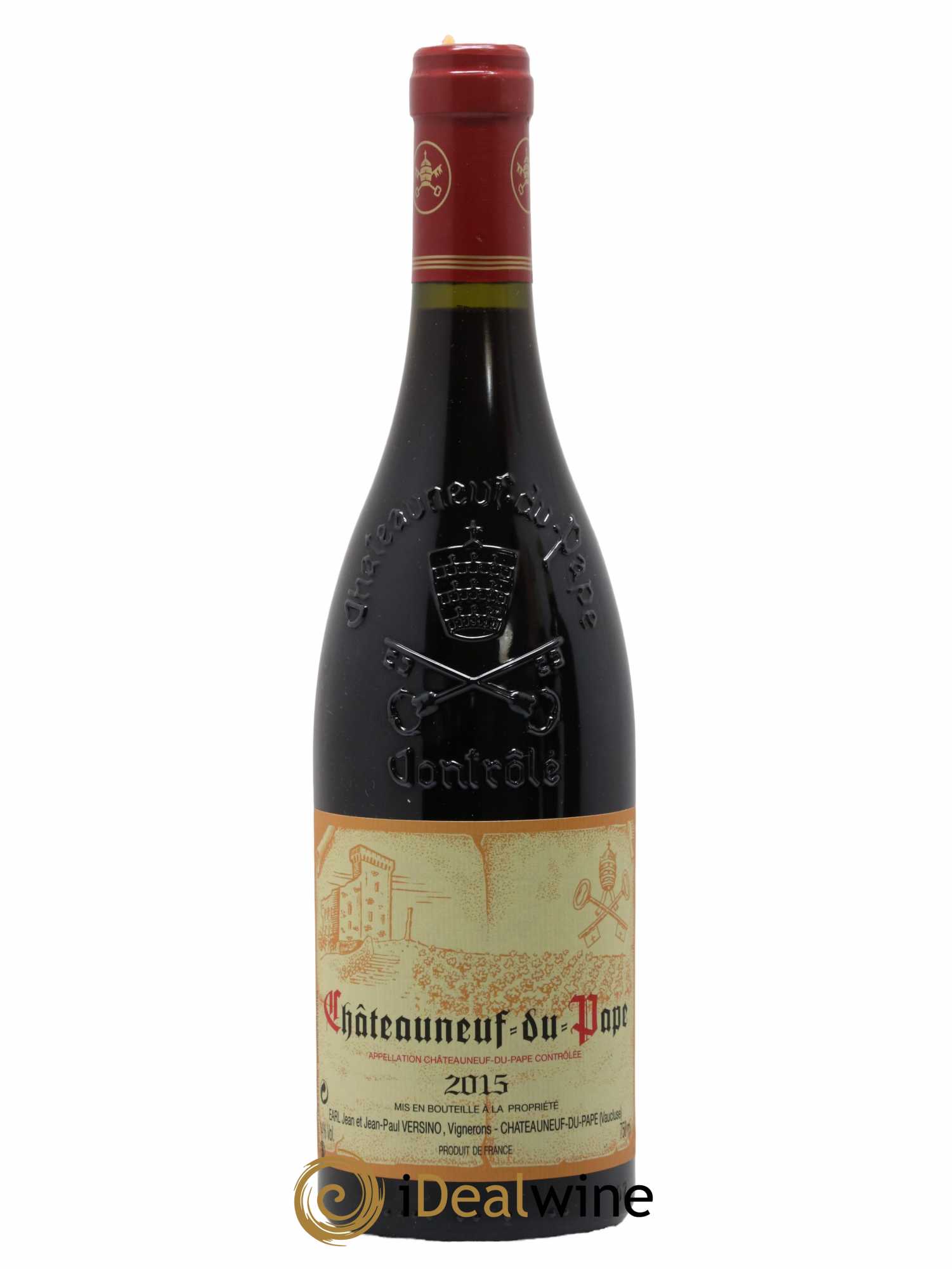 Châteauneuf-du-Pape Domaine Bois de Boursan (Domaine) Jean et Jean-Paul Versino 2015 - Lot de 1 bouteille - 0