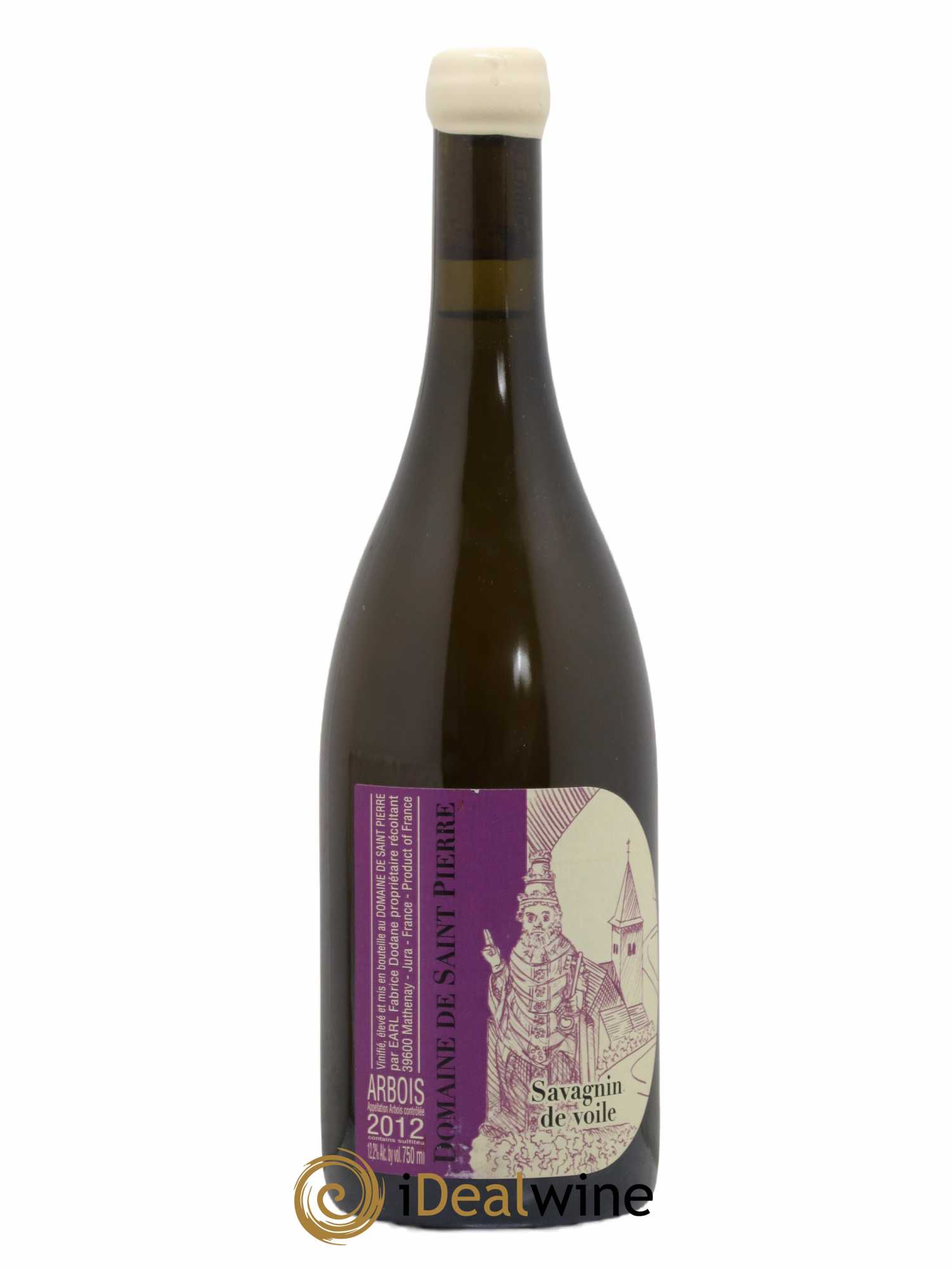 Arbois Savagnin de voile Domaine de Saint Pierre 2012 - Lot de 1 bouteille - 0