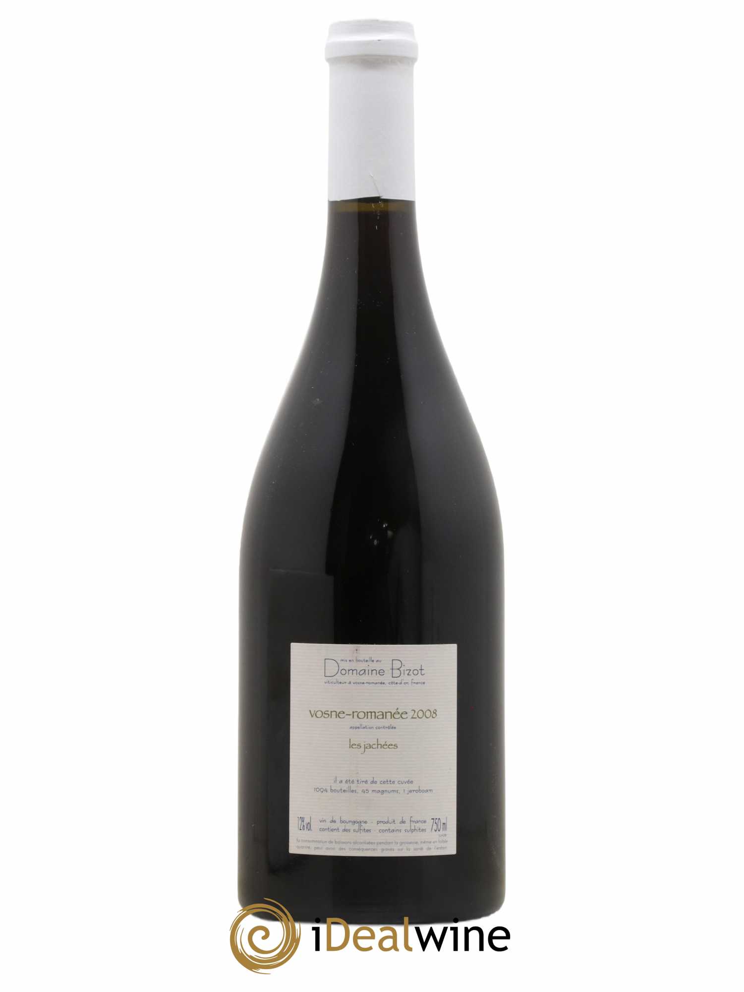 Vosne-Romanée Les Jachées Bizot (Domaine) 2008 - Lot de 1 bouteille - 1