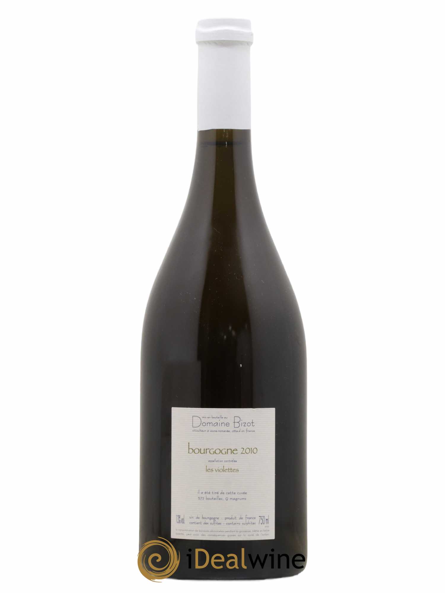Bourgogne Les Violettes Bizot (Domaine) 2010 - Lot de 1 bouteille - 1