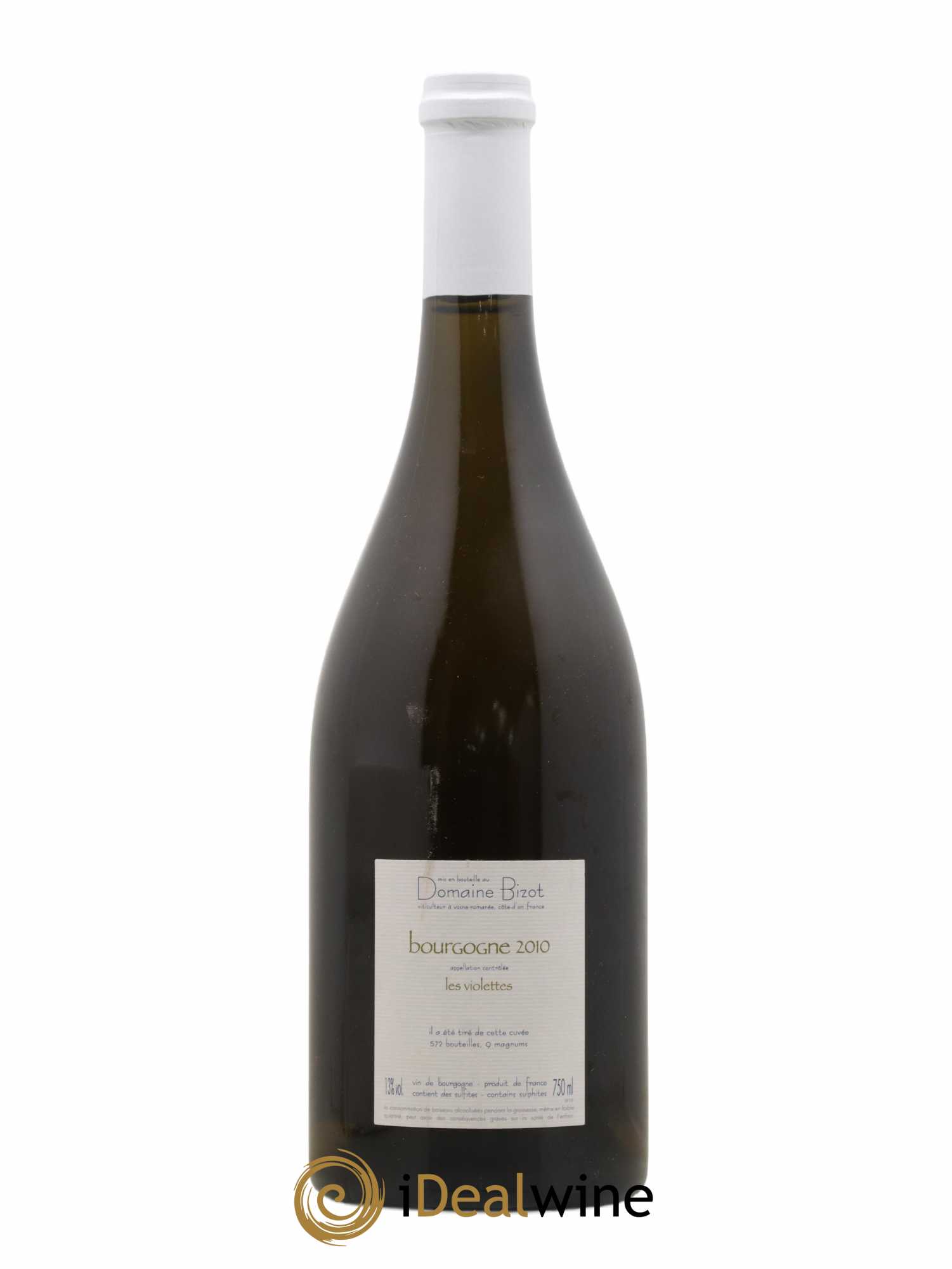 Bourgogne Les Violettes Bizot (Domaine) 2010 - Lot de 1 bouteille - 1