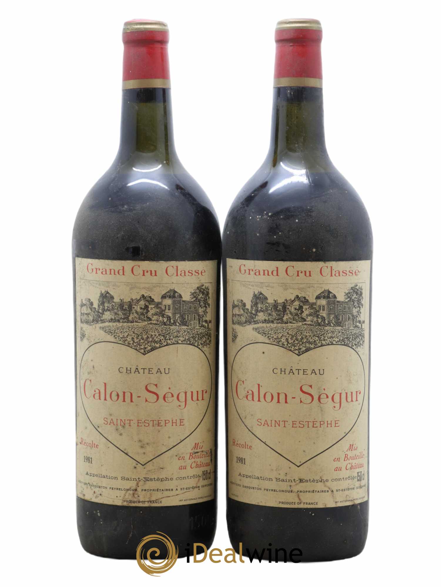 Château Calon Ségur 3ème Grand Cru Classé 1981 - Lot de 2 magnums - 0