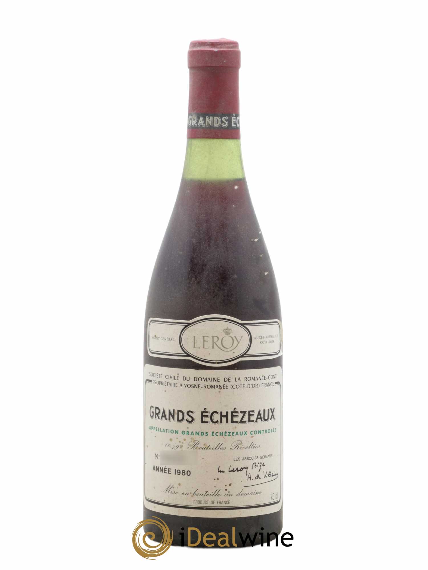 Grands-Echezeaux Grand Cru Domaine de la Romanée-Conti 1980 - Lot de 1 bouteille - 0