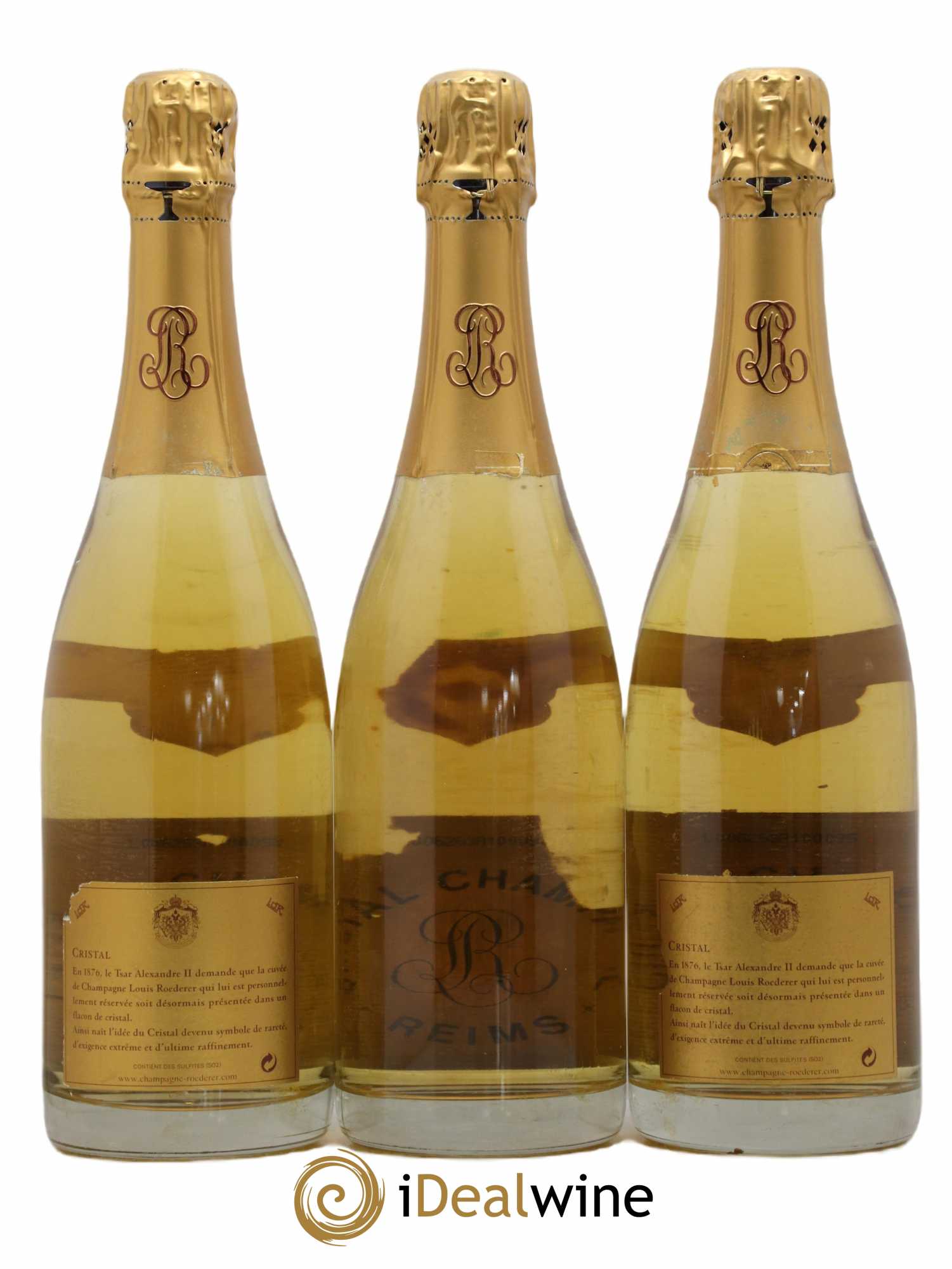 Cristal Louis Roederer 2000 - Lot de 3 bouteilles - 1