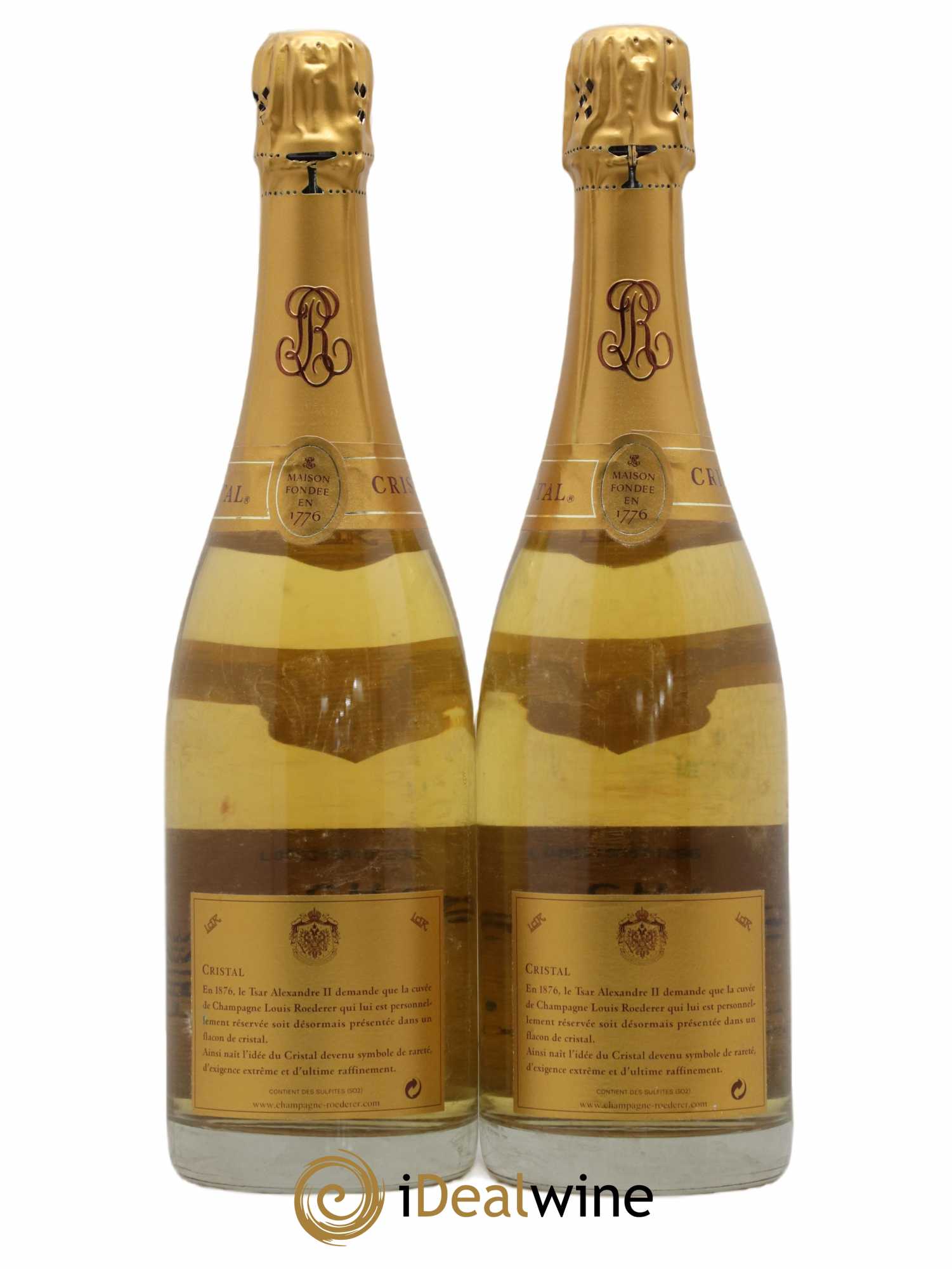Cristal Louis Roederer 2000 - Lot de 2 bouteilles - 1