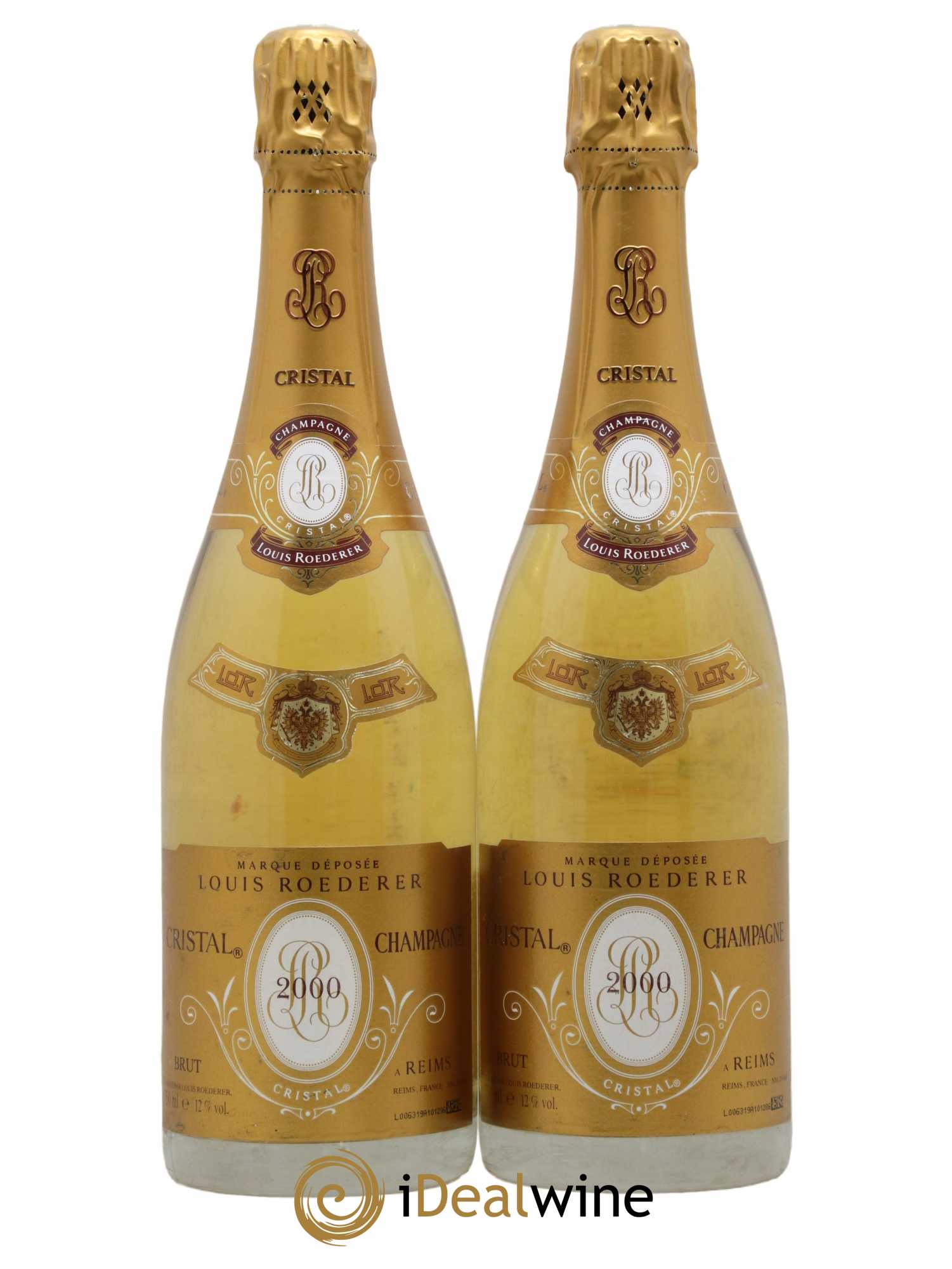 Cristal Louis Roederer 2000 - Lot de 2 bouteilles - 0