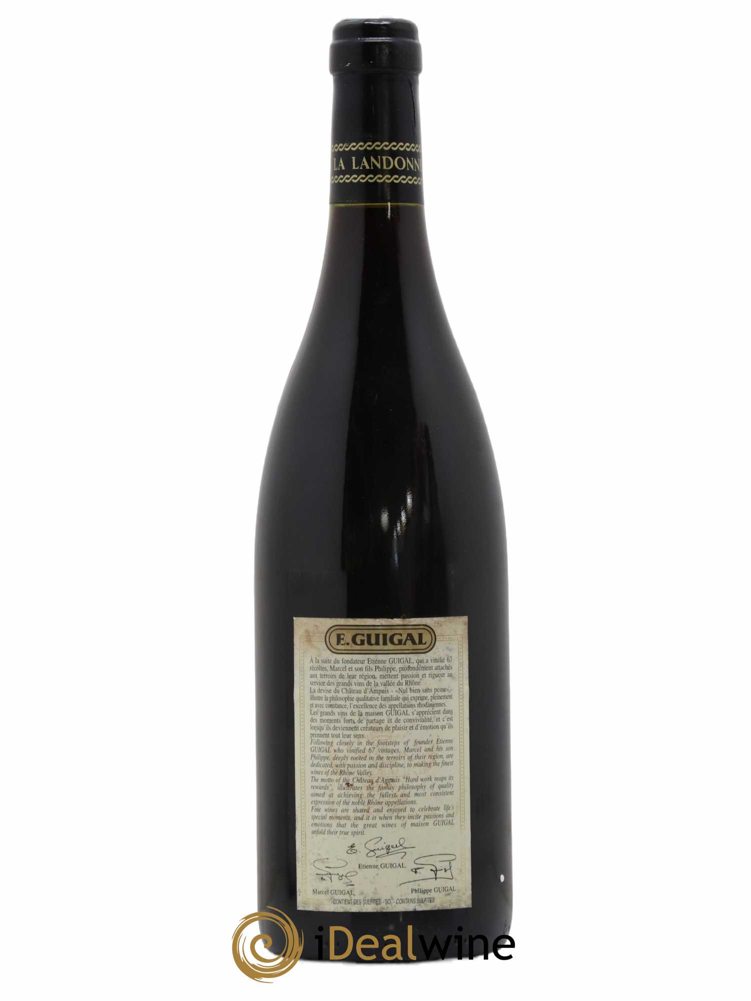 Côte-Rôtie La Landonne Guigal 2002 - Lot de 1 bouteille - 1