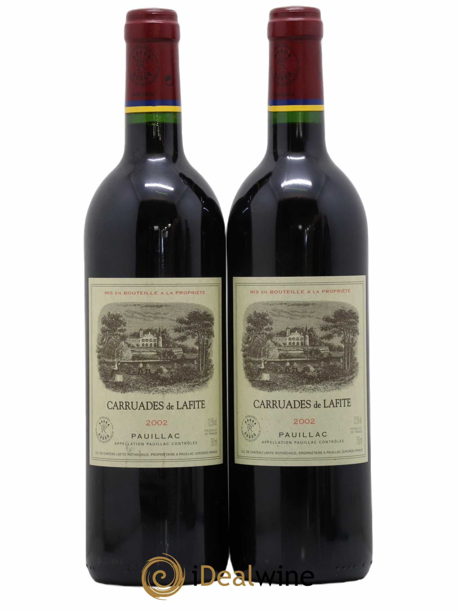 Carruades de Lafite Rothschild Second Vin 2002 - Lotto di 2 bottiglie - 0