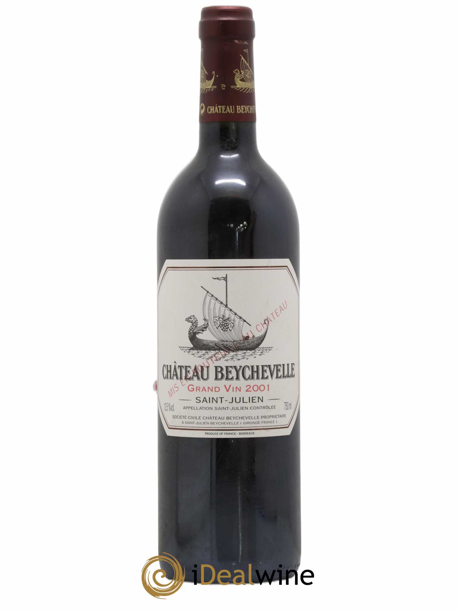 Château Beychevelle 4ème Grand Cru Classé 2001 - Lot de 1 bouteille - 0