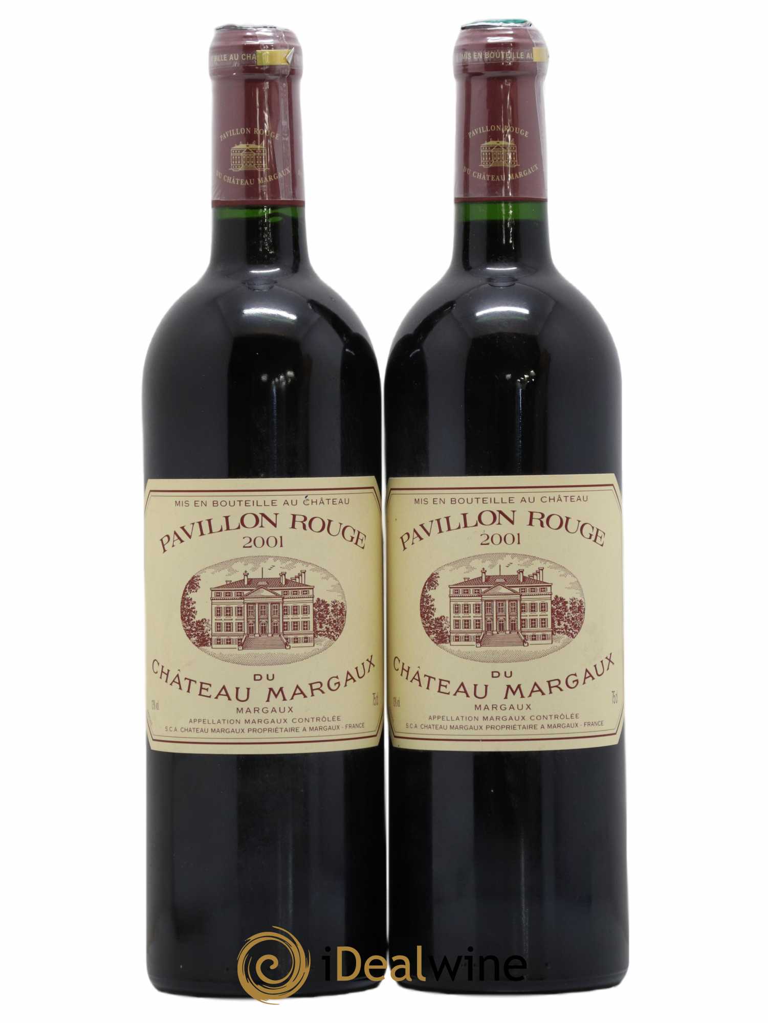 Pavillon Rouge du Château Margaux Second Vin 2001 - Lot de 2 bouteilles - 0