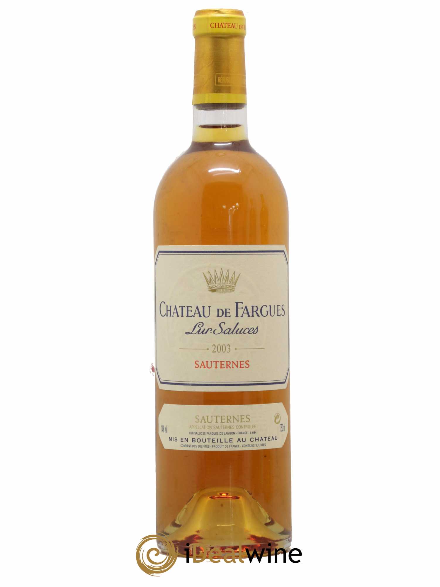 Château de Fargues 2003 - Posten von 1 Flasche - 0