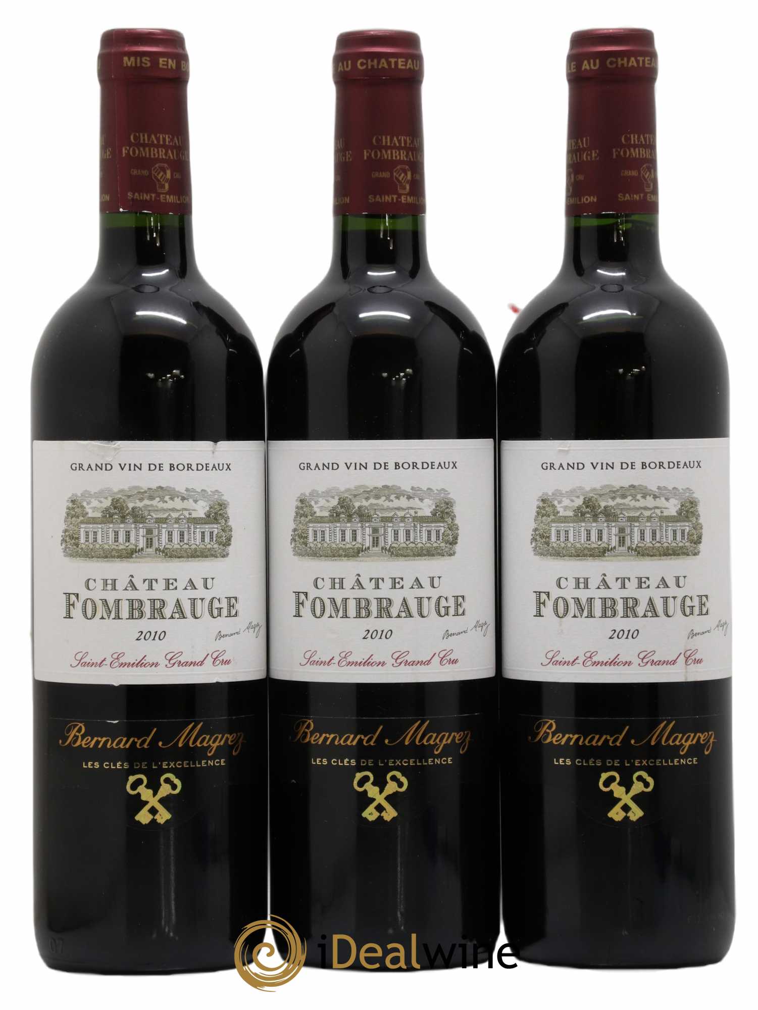 Château Fombrauge Grand Cru Classé 2010 - Lot de 3 bouteilles - 0