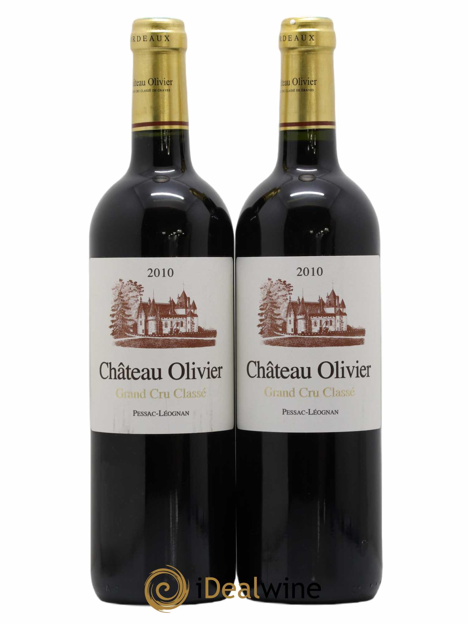 Château Olivier Cru Classé de Graves 2010 - Lot de 2 bouteilles - 0