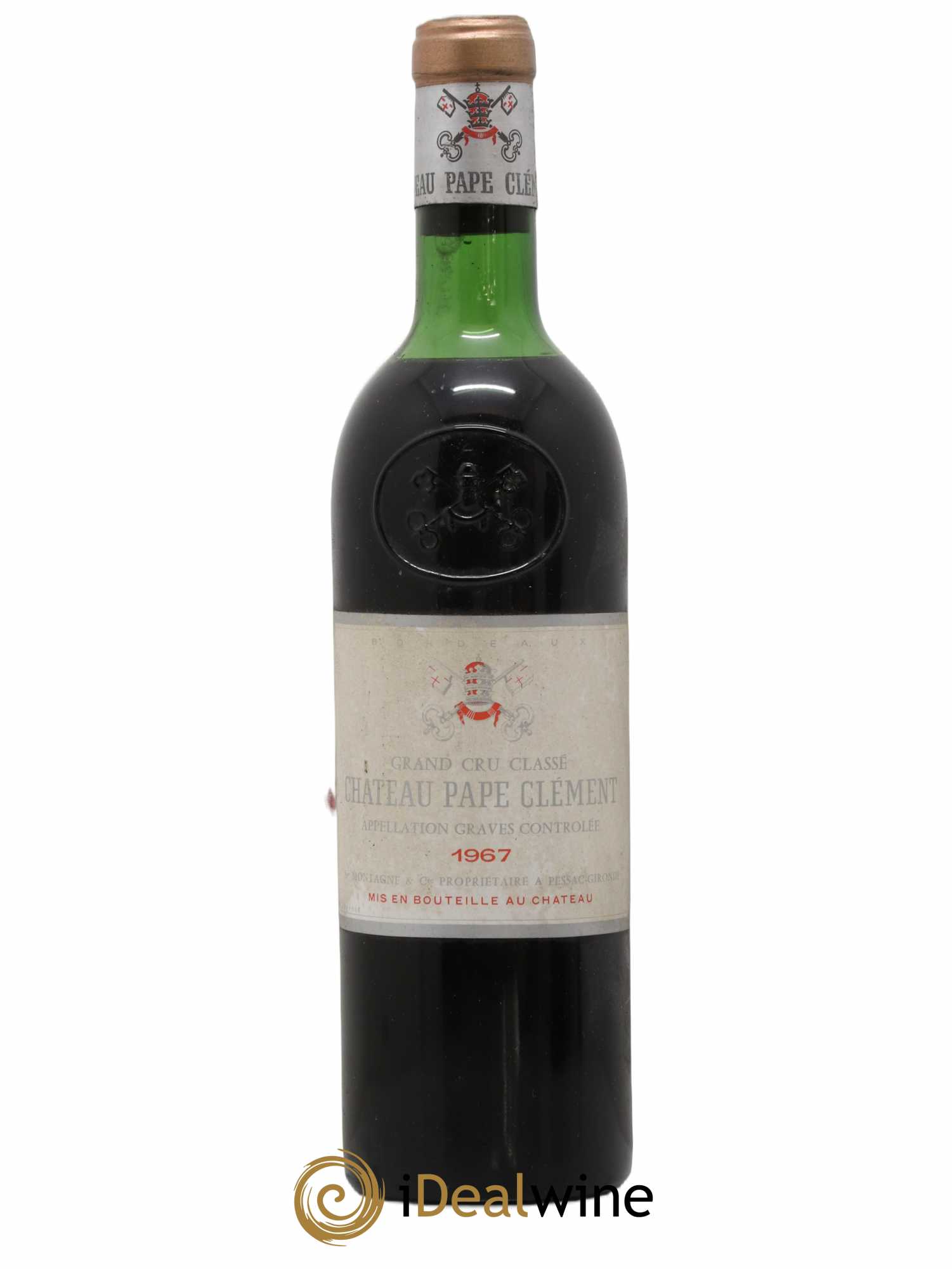 Château Pape Clément Cru Classé de Graves 1967 - Lot de 1 bouteille - 0