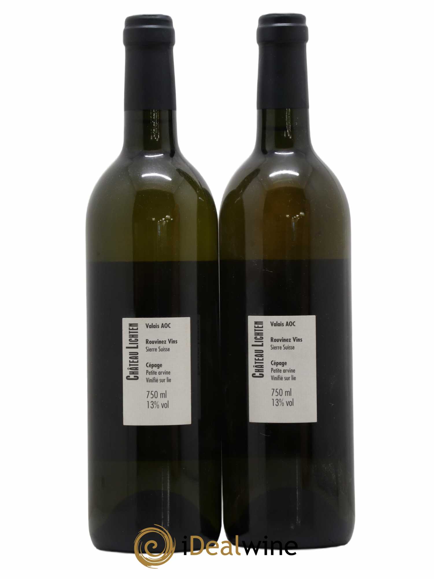 Valais Rouvinez Sierre Château Lichten 2002 - Lot de 2 bouteilles - 1