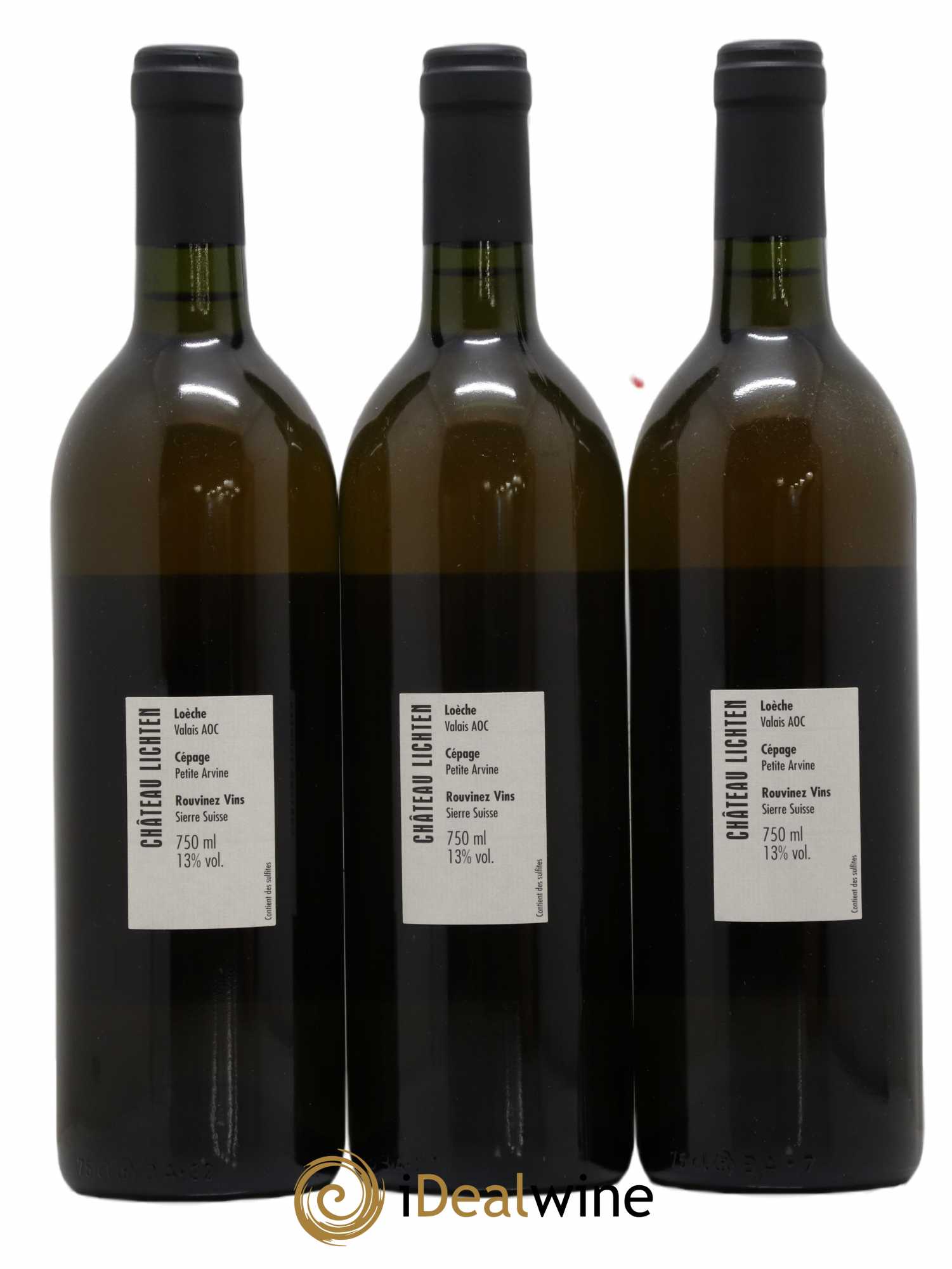 Valais Rouvinez Sierre Château Lichten 2006 - Lot de 3 bouteilles - 1