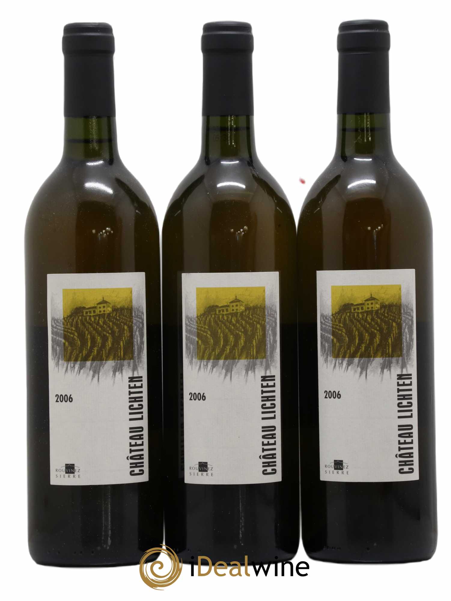 Valais Rouvinez Sierre Château Lichten 2006 - Lot de 3 bouteilles - 0