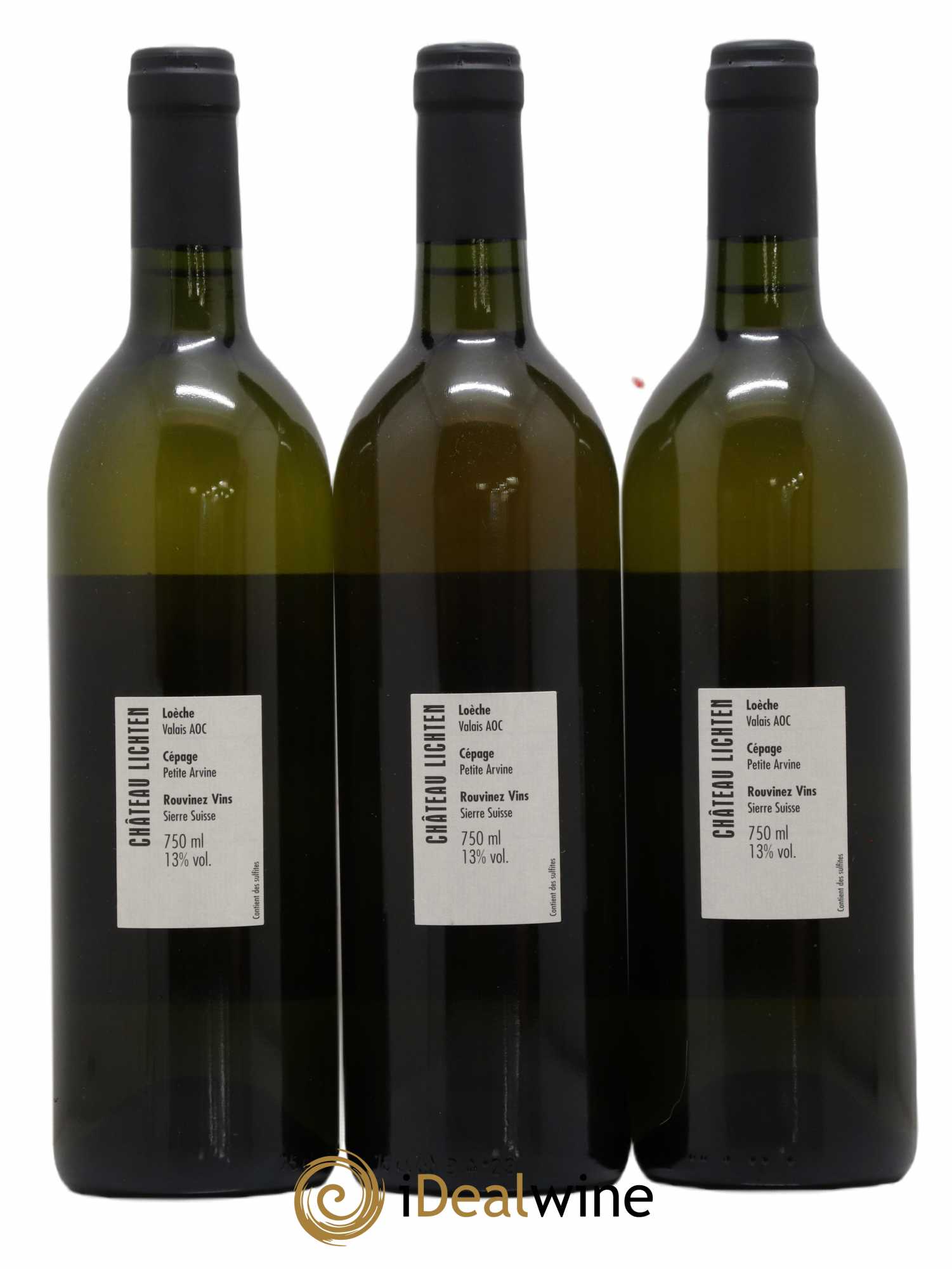Valais Rouvinez Sierre Château Lichten 2006 - Lot de 3 bouteilles - 1