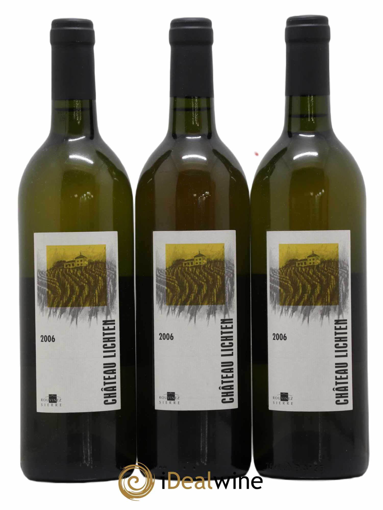 Valais Rouvinez Sierre Château Lichten 2006 - Lot de 3 bouteilles - 0