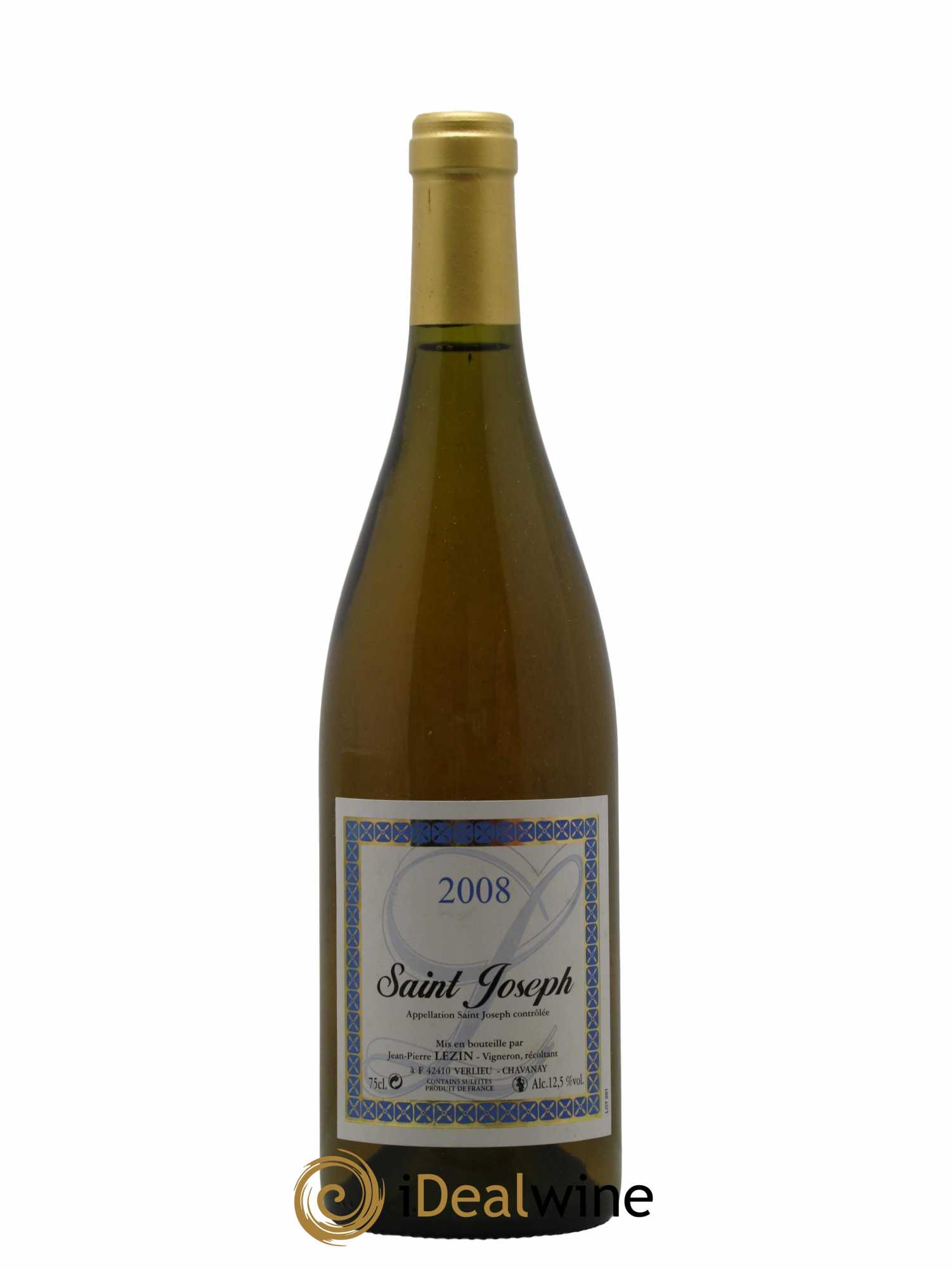 Saint-Joseph Jean Pierre Lezin 2008 - Lot de 1 bouteille - 0