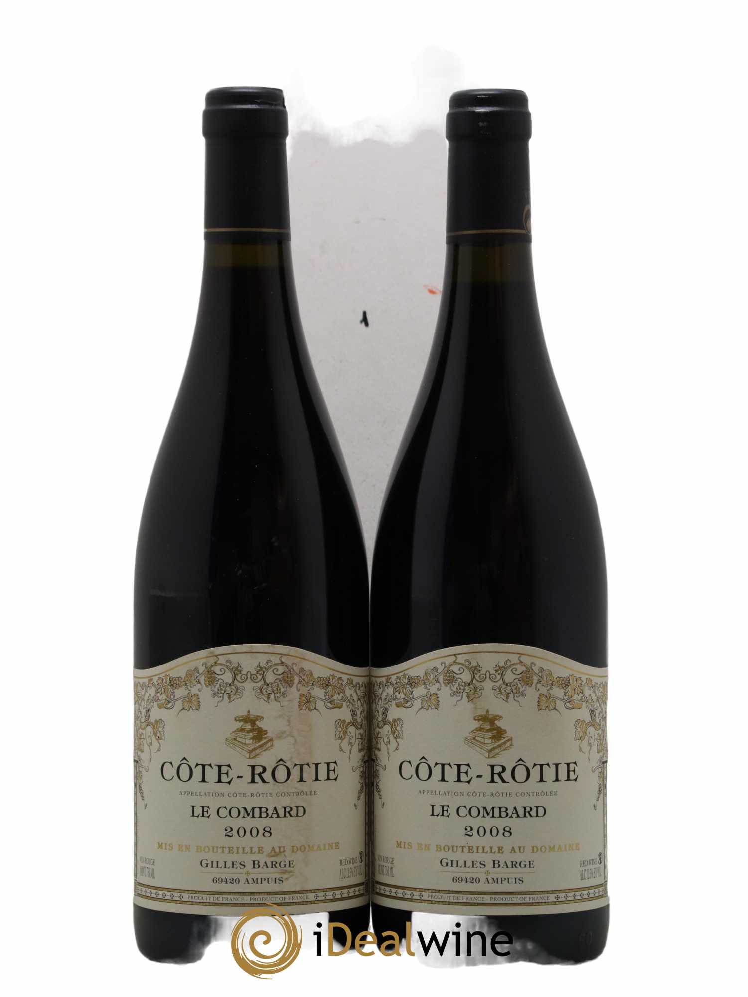 Côte-Rôtie Le Combard Barge (Domaine) 2008 - Lot de 2 bouteilles - 0