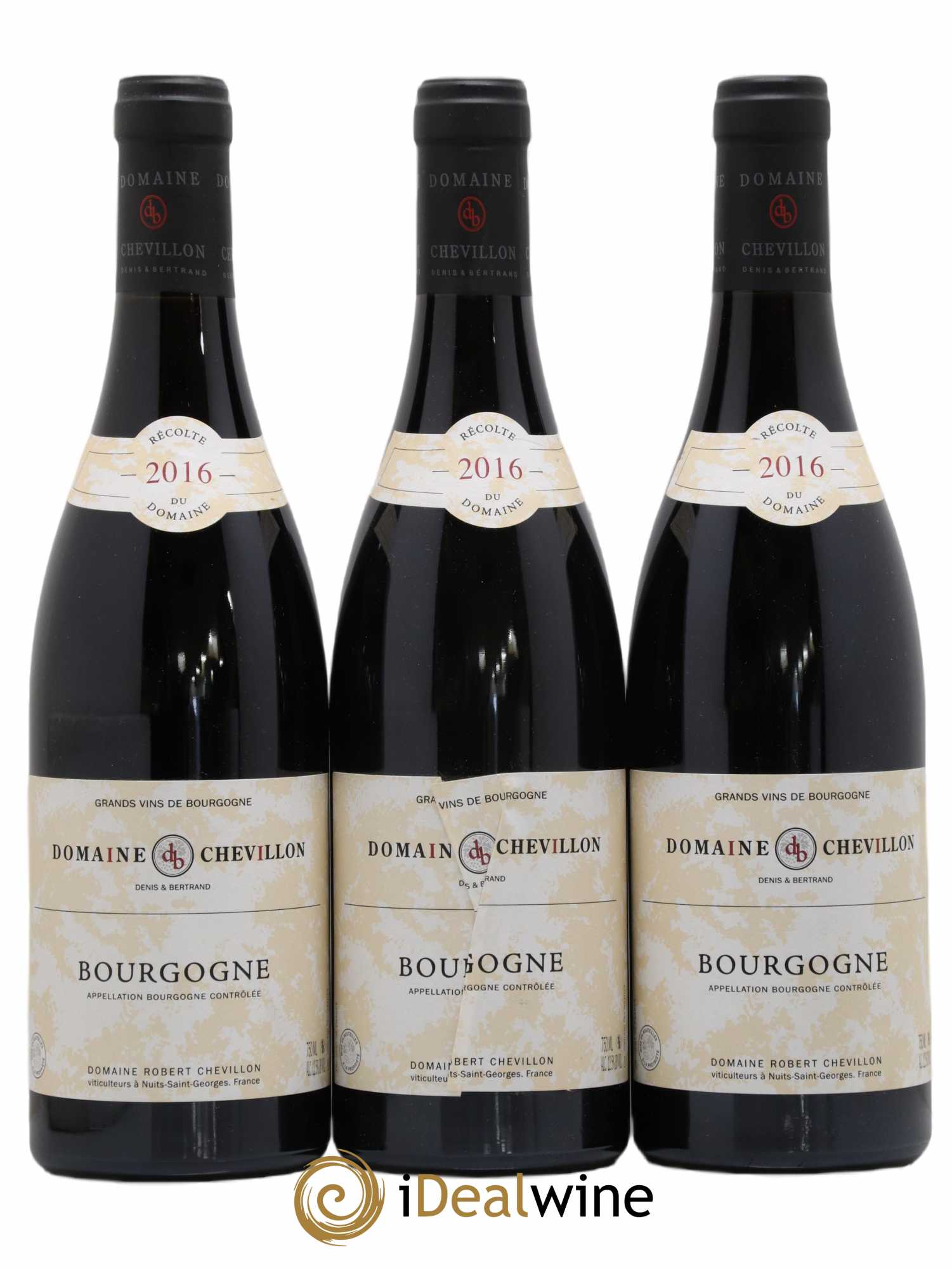 Bourgogne Robert Chevillon 2016 - Lot de 3 bouteilles - 0