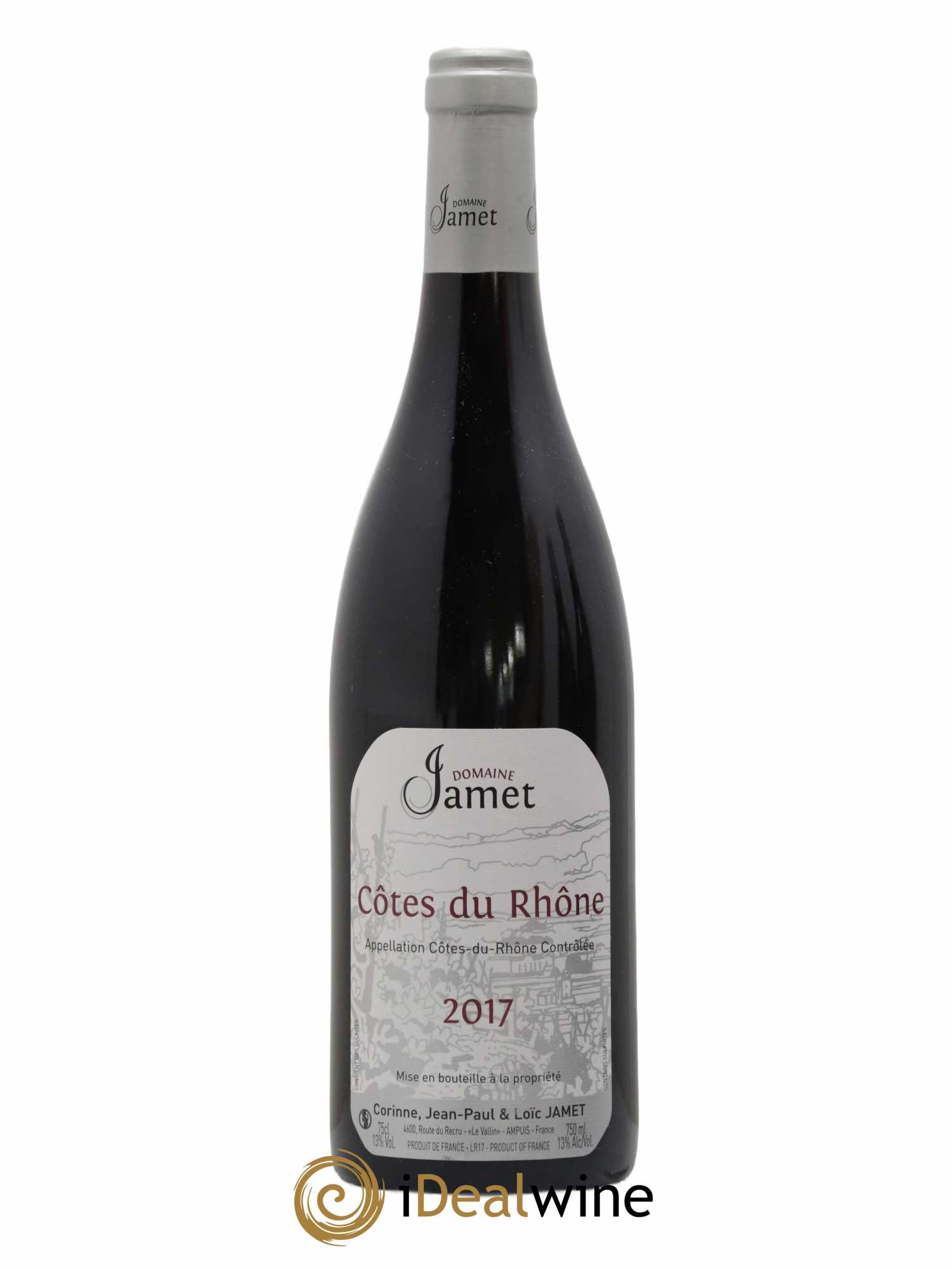 Côtes-du-Rhône Jamet (Domaine) (sans prix de réserve) 2017 - Lot de 1 bouteille - 0