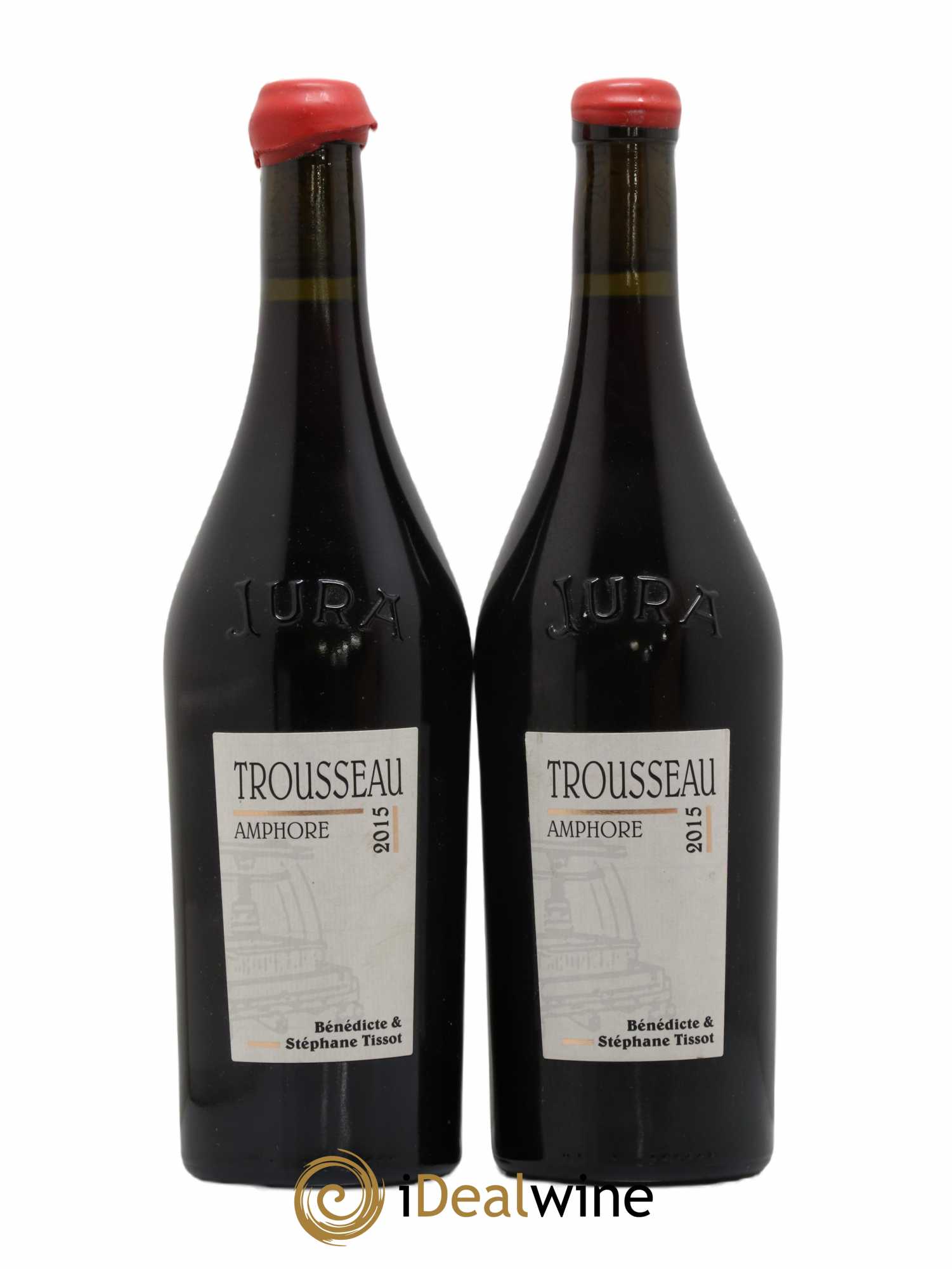 Arbois Trousseau Amphore Bénédicte et Stéphane Tissot (sans prix de réserve) 2015 - Lot de 2 bouteilles - 0