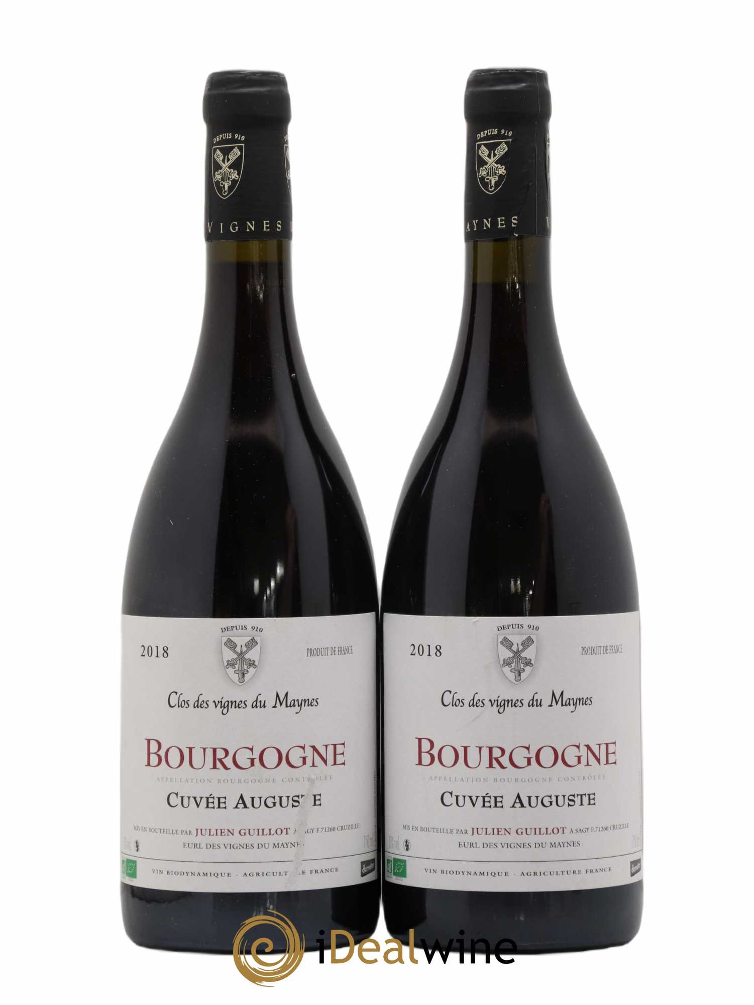 Bourgogne Cuvée Auguste Les Vignes du Maynes 2018 - Lot de 2 bouteilles - 0