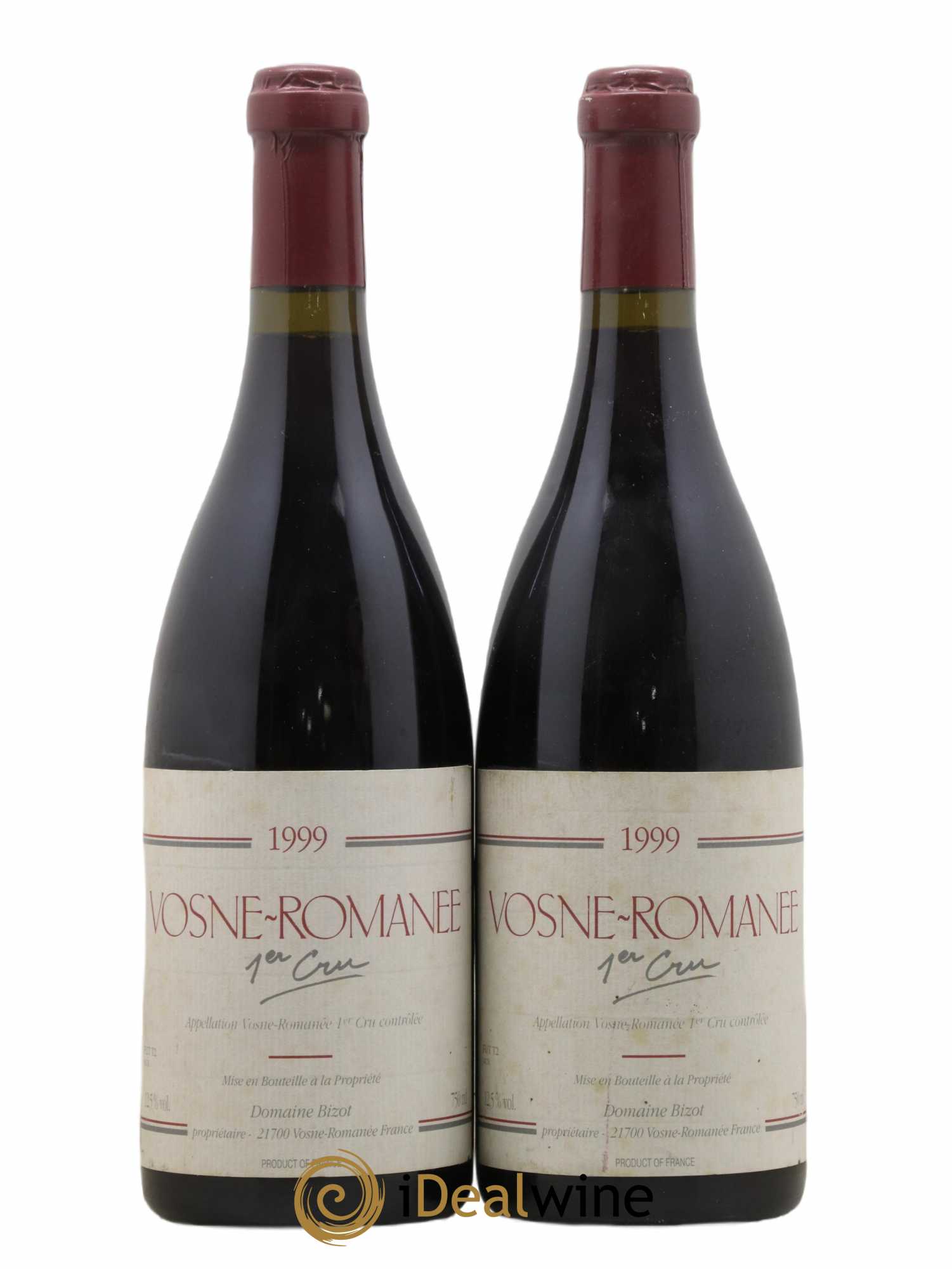 Vosne-Romanée 1er Cru Bizot (Domaine) 1999 - Lot de 2 bouteilles - 0