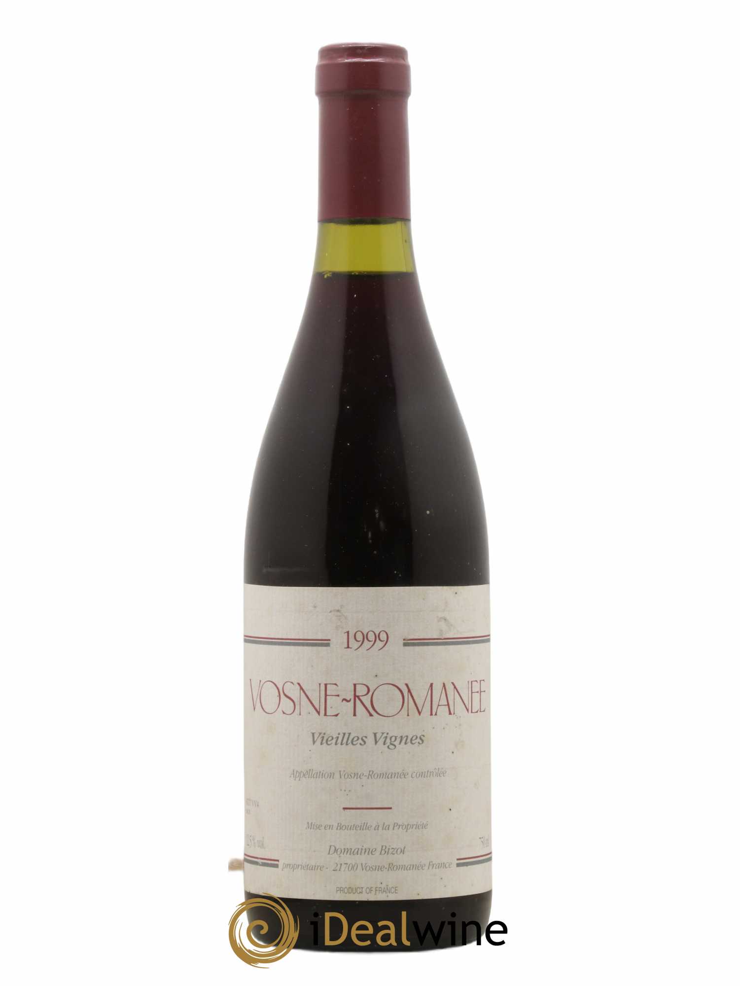 Vosne-Romanée Vieilles Vignes Bizot (Domaine) 1999 - Lot de 1 bouteille - 0
