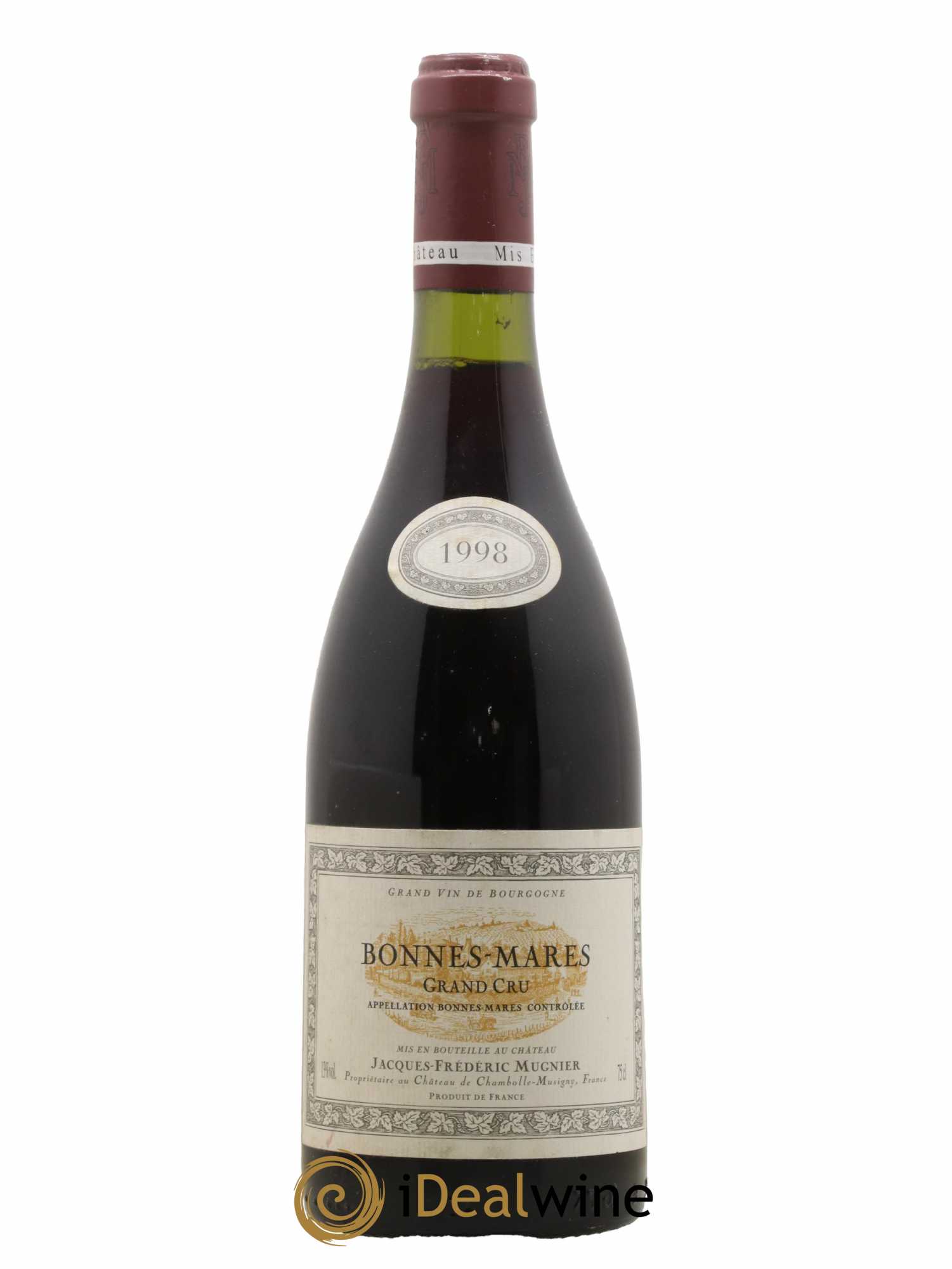 Bonnes-Mares Grand Cru Jacques-Frédéric Mugnier 1998 - Lot de 1 bouteille - 0
