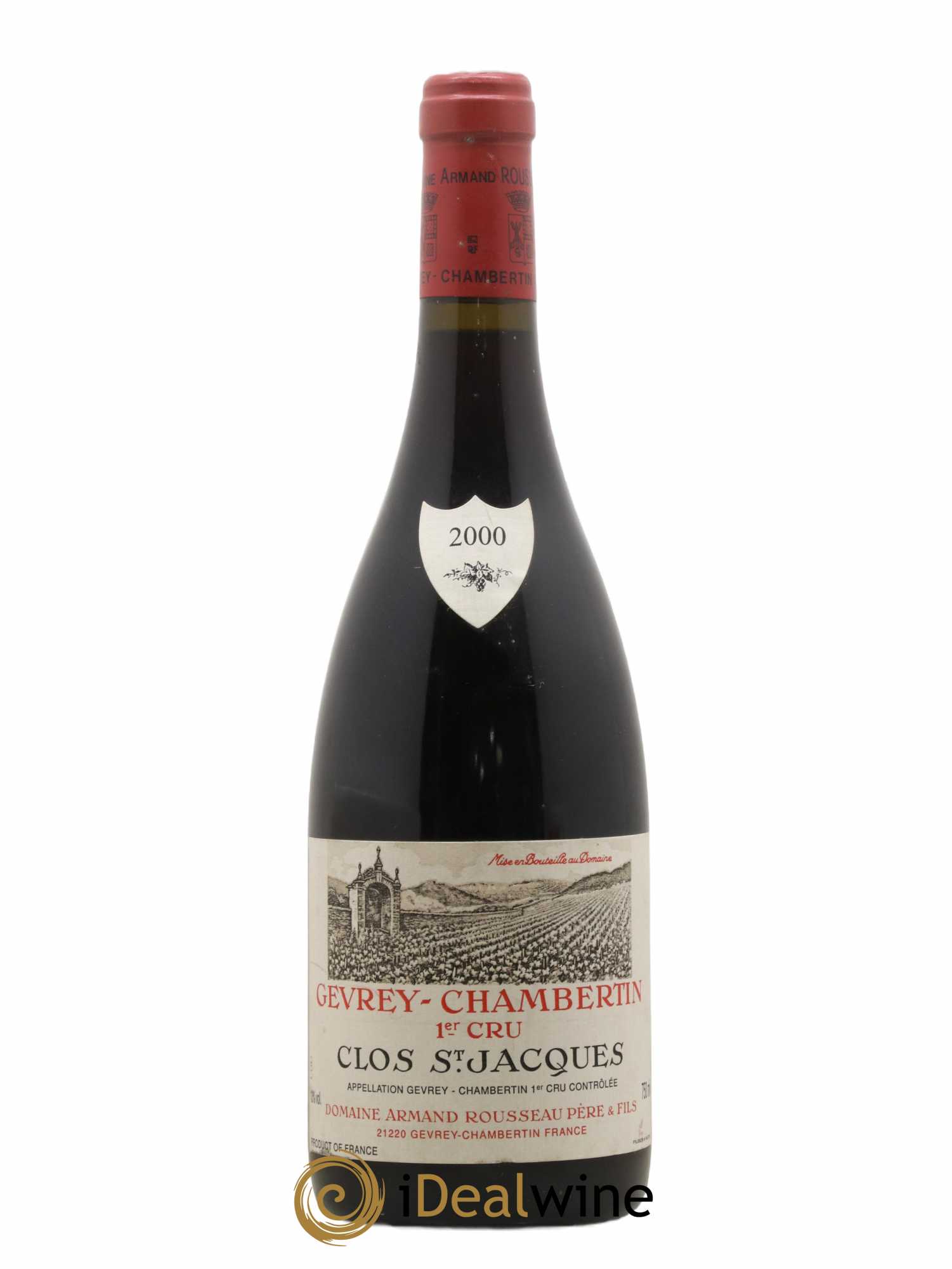 Gevrey-Chambertin 1er Cru Clos Saint-Jacques Armand Rousseau (Domaine) 2000 - Lot de 1 bouteille - 0