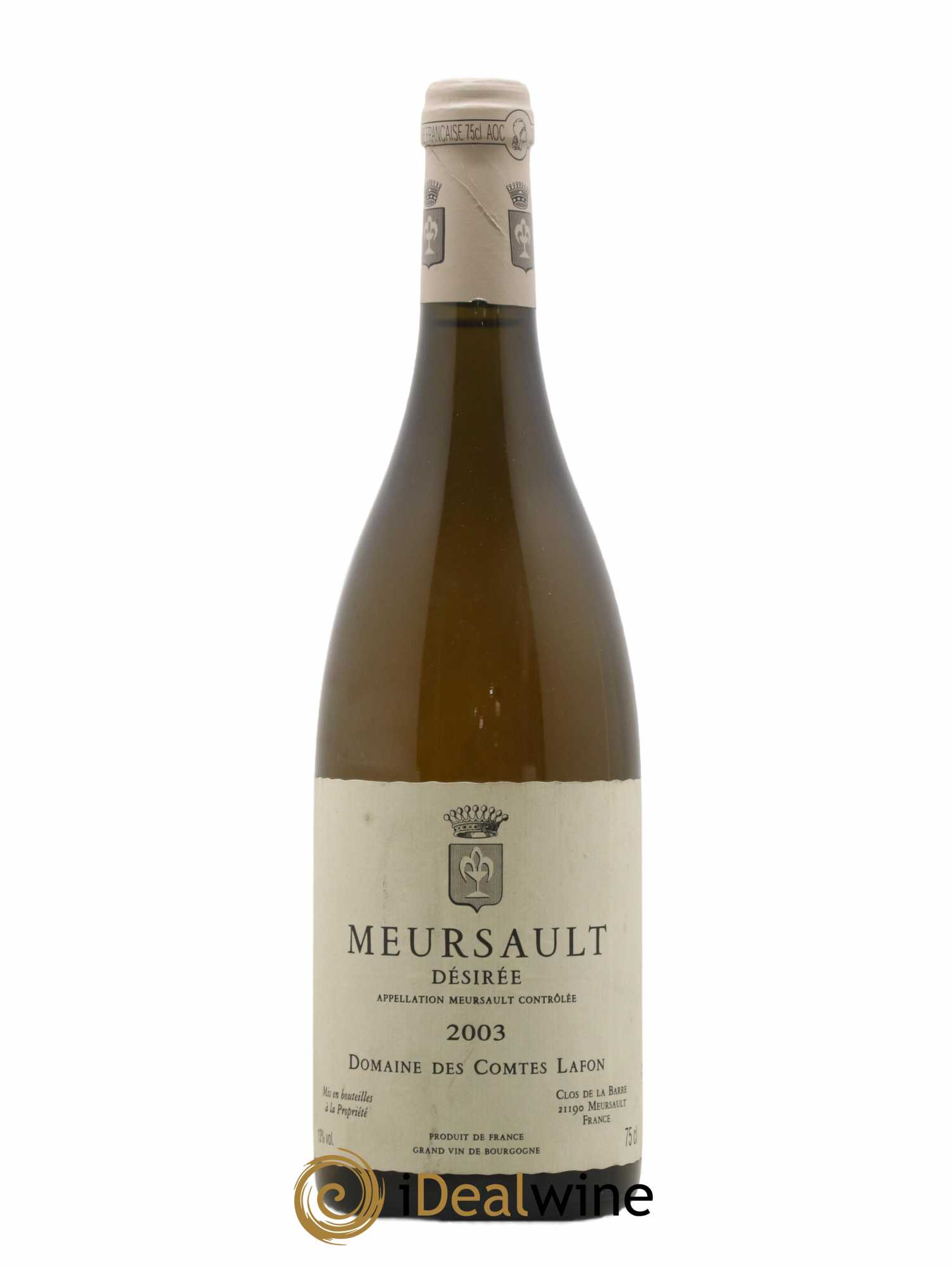 Meursault Désirée Comtes Lafon (Domaine des) 2003 - Lot de 1 bouteille - 0