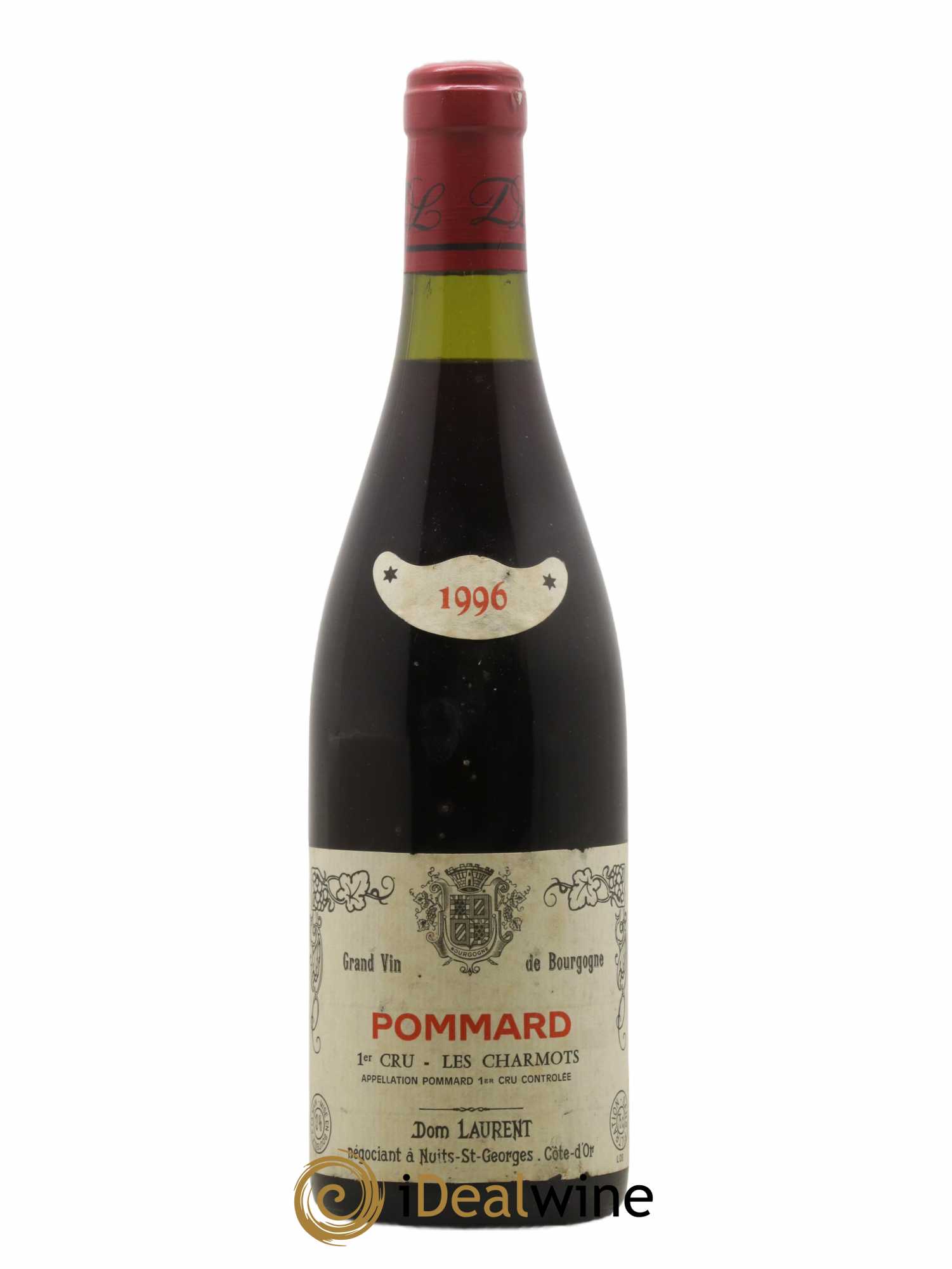 Pommard 1er Cru Les Charmots Dominique Laurent 1996 - Lot de 1 bouteille - 0