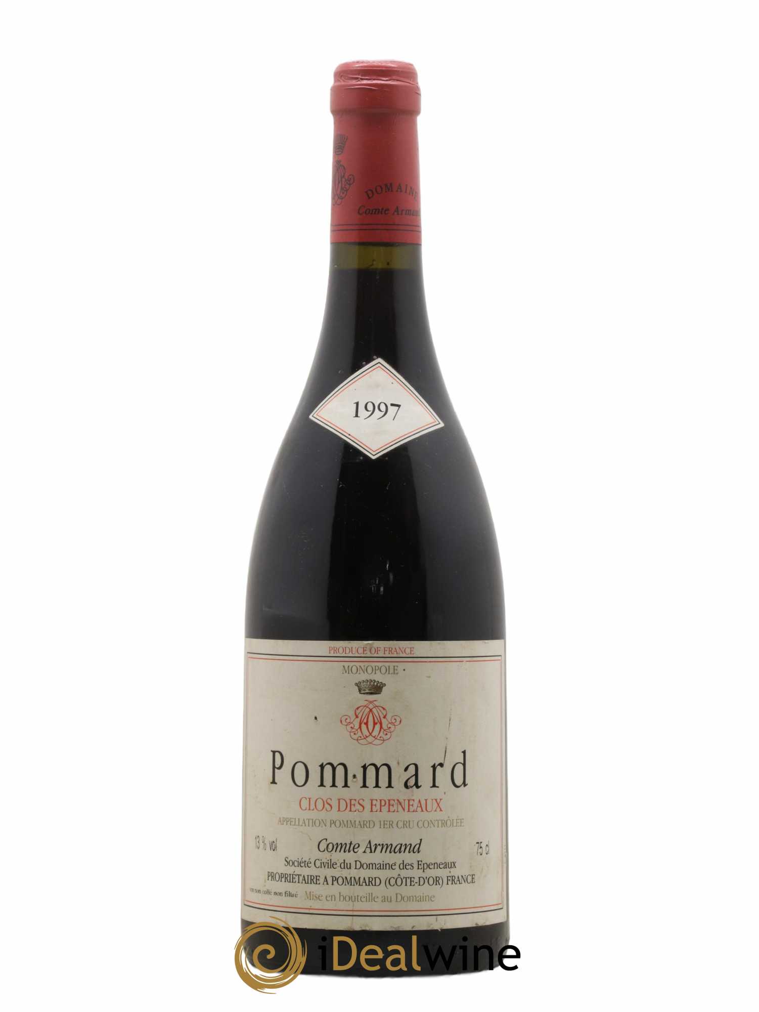 Pommard 1er Cru Clos des Epeneaux Comte Armand 1997 - Lot de 1 bouteille - 0