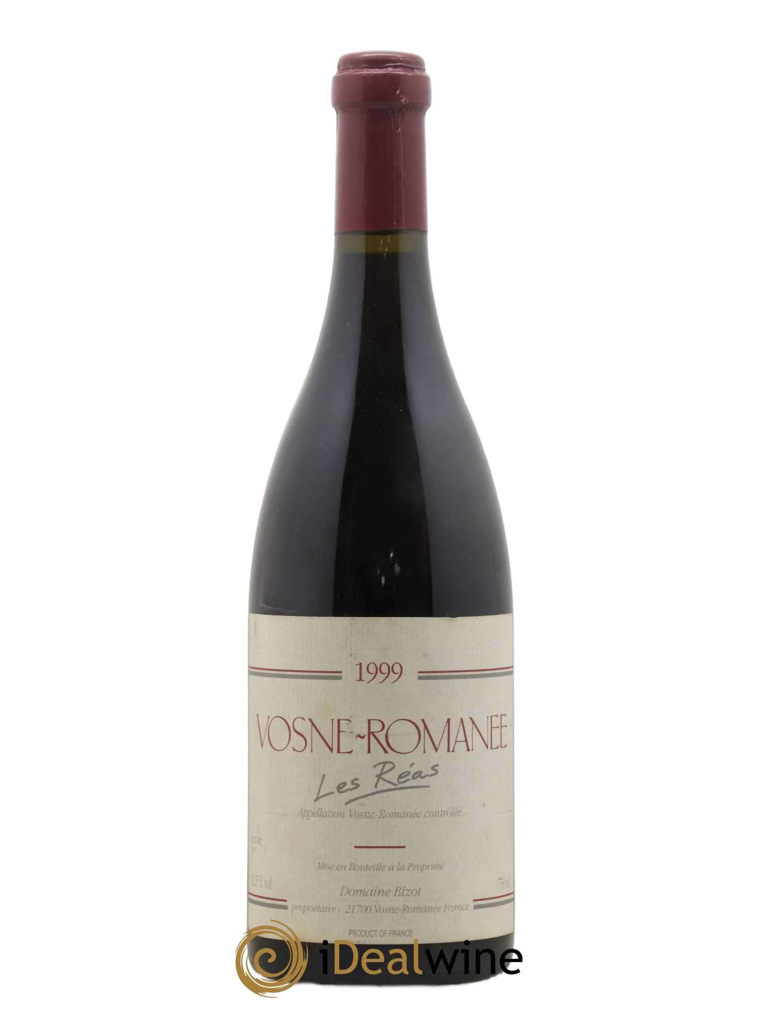 Vosne-Romanée Les Réas Bizot (Domaine) 1999 - Lot de 1 bouteille - 0