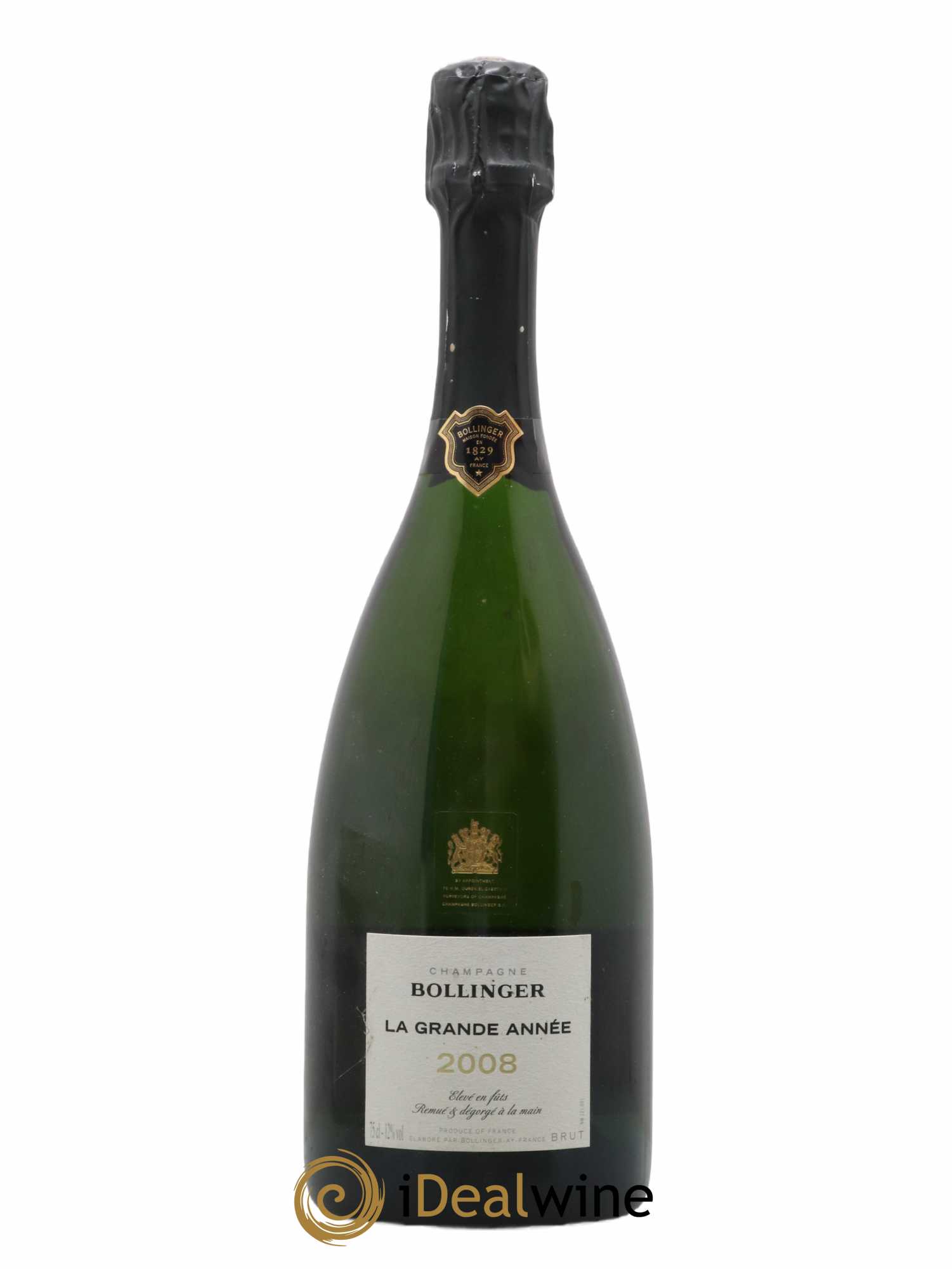 La Grande Année Brut Bollinger 2008 - Lot de 1 bouteille - 0