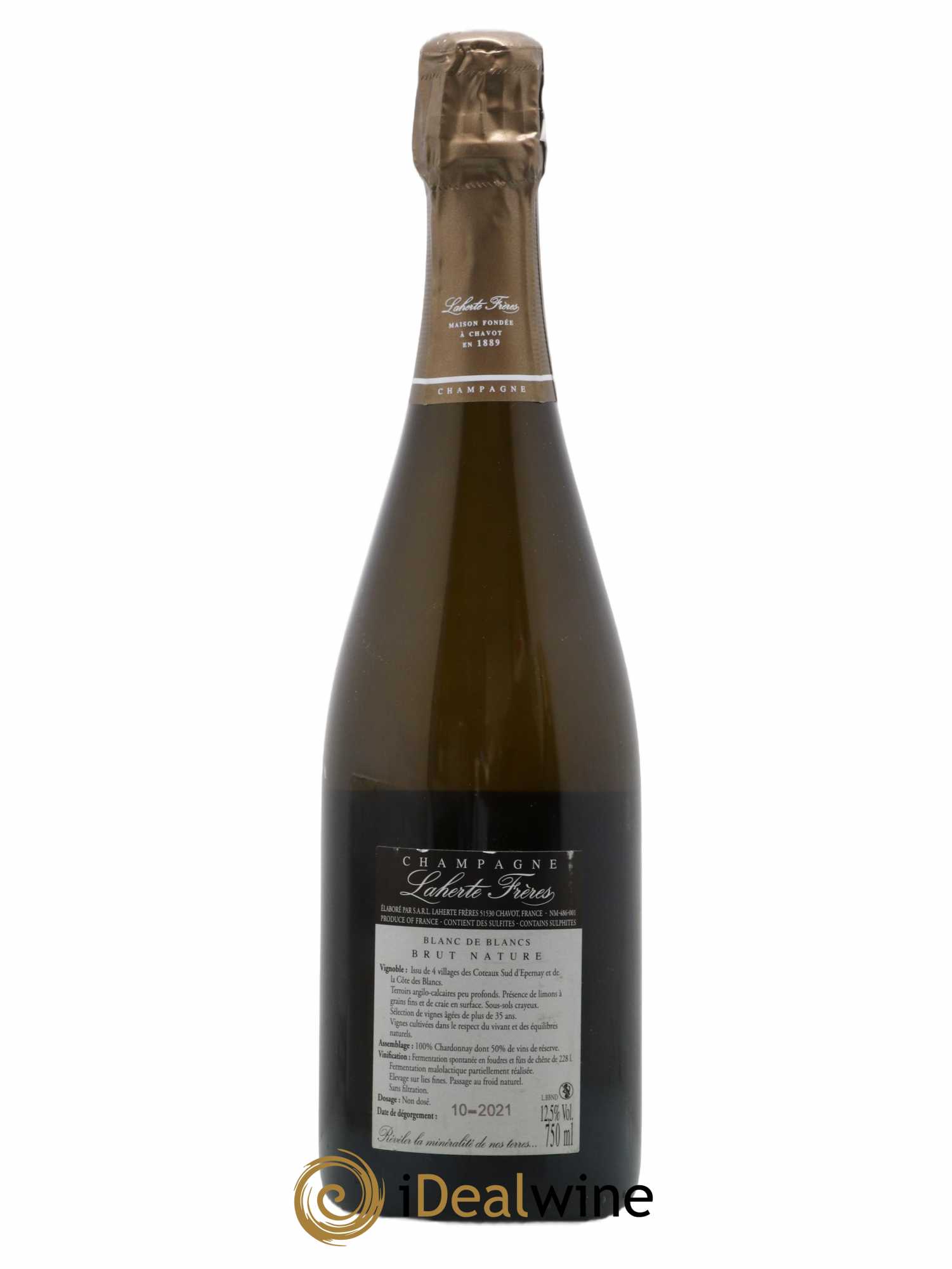 Blanc de Blancs Brut Nature Laherte Frères - Lot of 1 bottle - 1