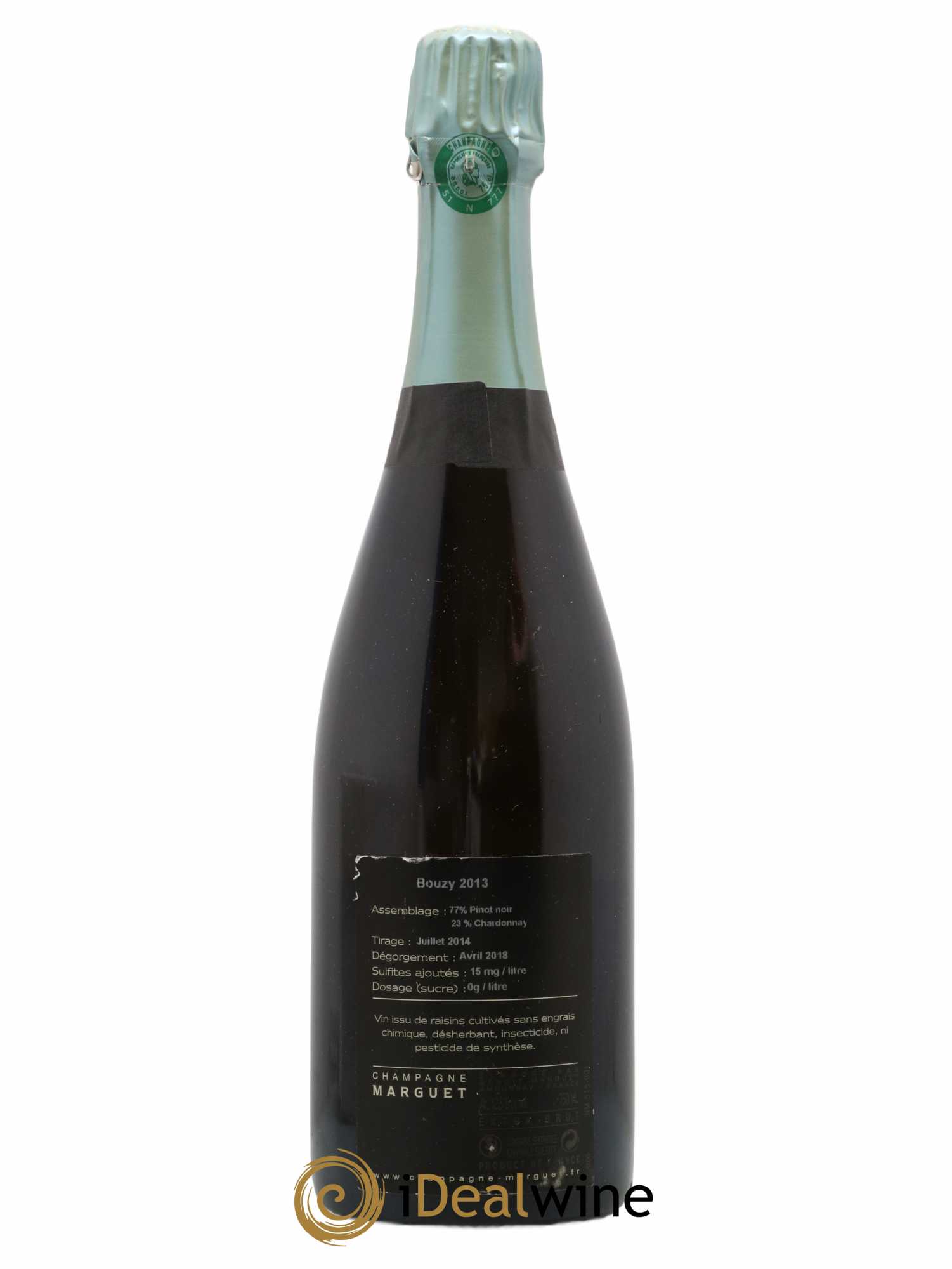 Champagne Bouzy Grand Cru Marguet 2013 - Lot de 1 bouteille - 1