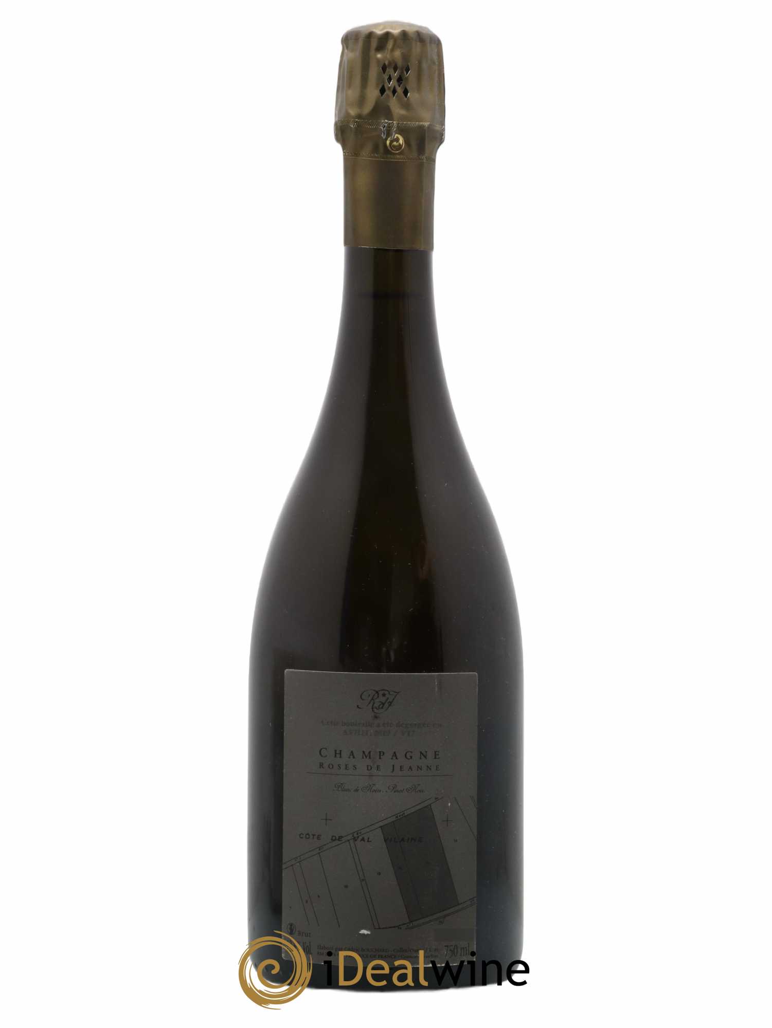 Roses de Jeanne Côte de Val Vilaine Blanc de Noirs Cédric Bouchard 2017 - Lot of 1 bottle - 1