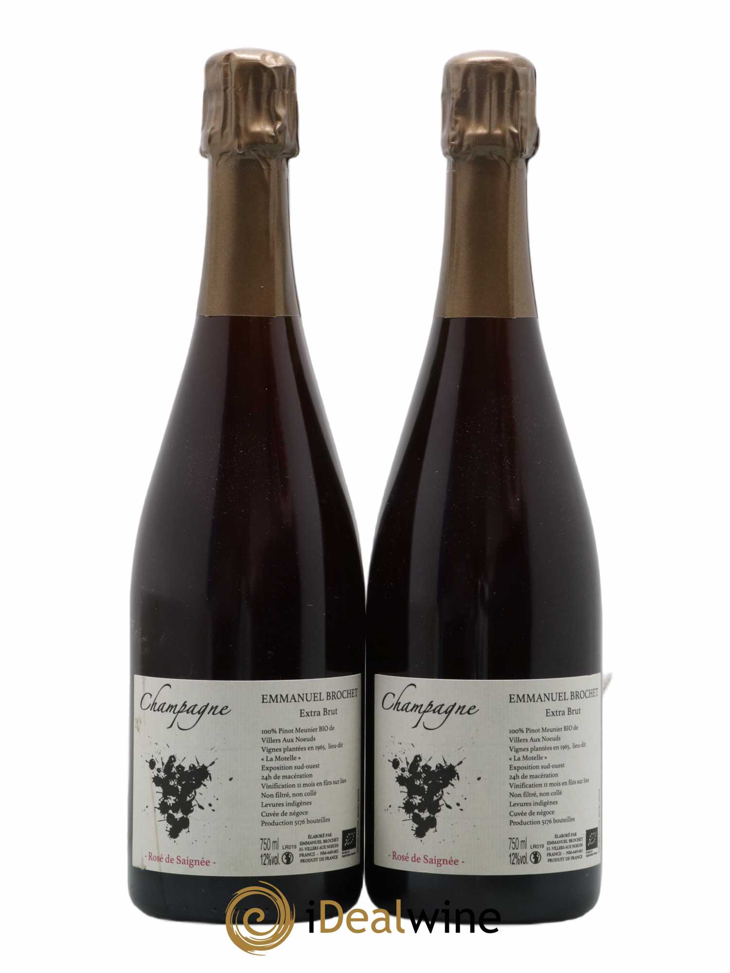 Rosé de Saignée Extra-Brut Emmanuel Brochet - Lot de 2 bouteilles - 0